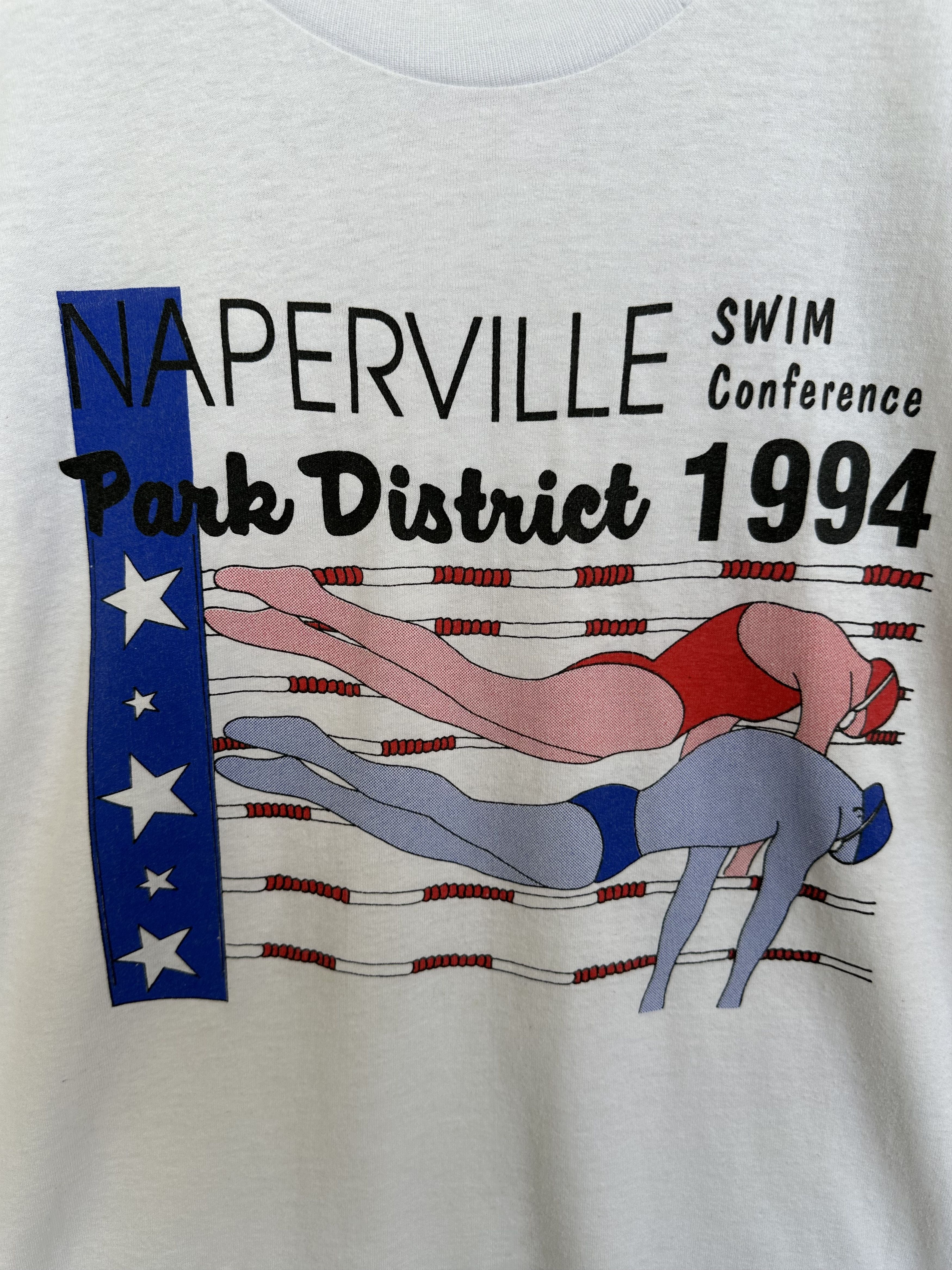 Vintage Vintage 90s Naperville Swim Conference Park District 1994 Size US L / EU 52-54 / 3 - 3 Thumbnail