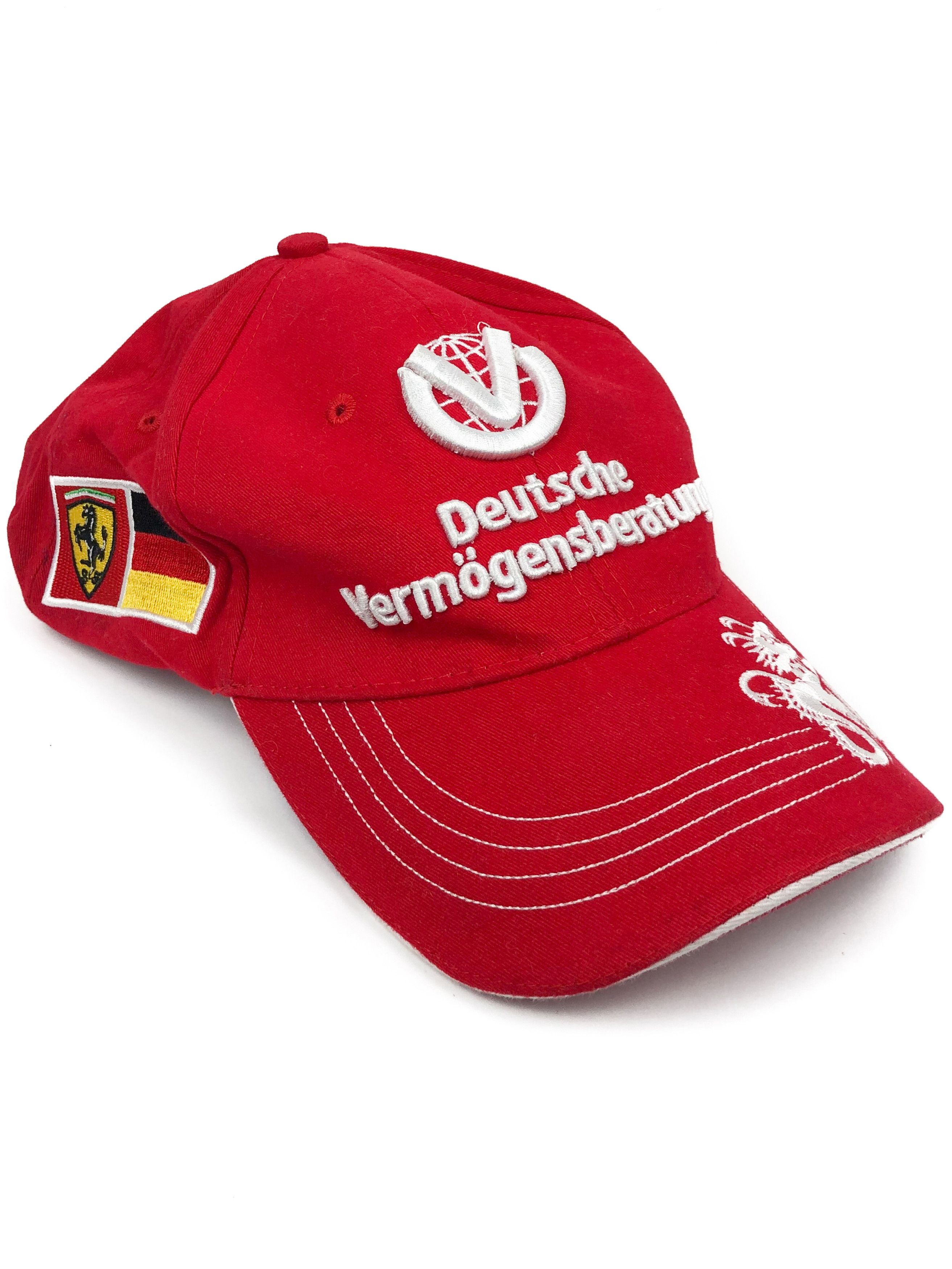 Ferrari 2006 Vintage FERRARI MICHAEL SCHUMACHER Red Cap M205 Size ONE SIZE - 1 Thumbnail