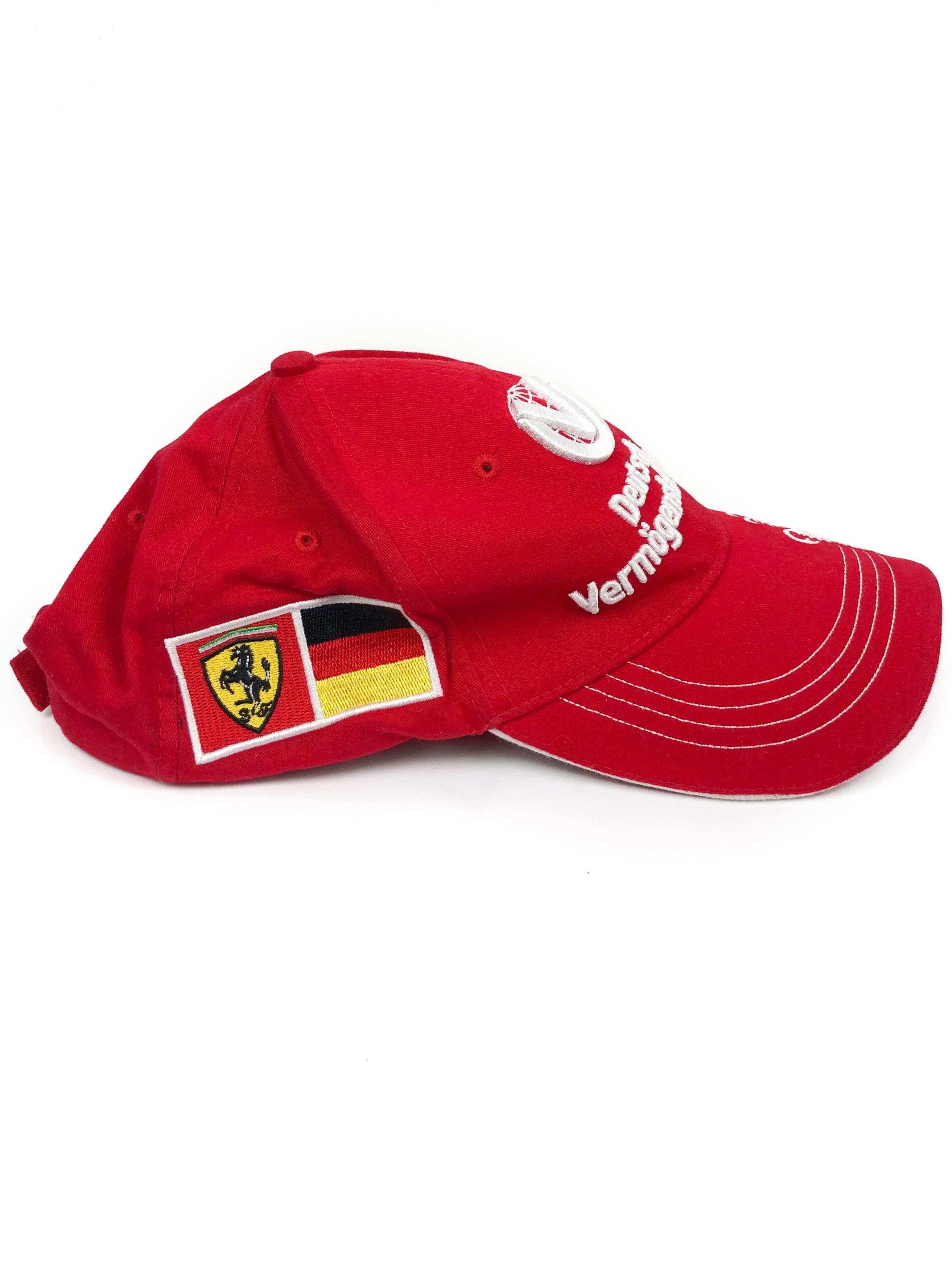 Ferrari 2006 Vintage FERRARI MICHAEL SCHUMACHER Red Cap M205 Size ONE SIZE - 3 Thumbnail
