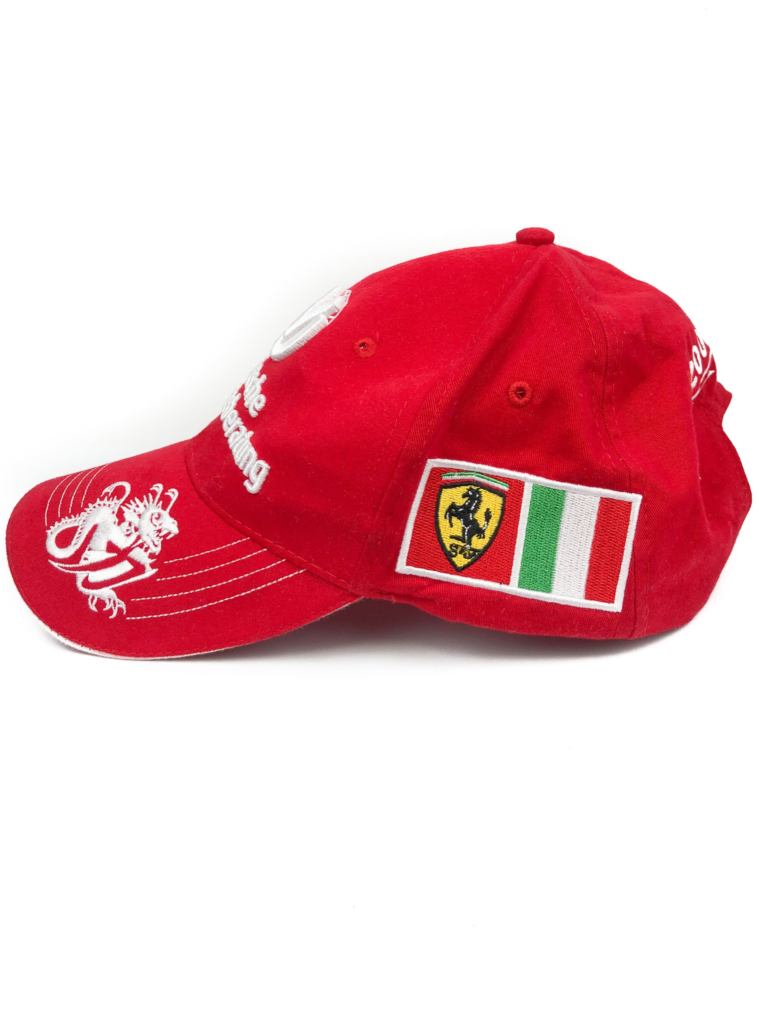 Ferrari 2006 Vintage FERRARI MICHAEL SCHUMACHER Red Cap M205 Size ONE SIZE - 5 Thumbnail