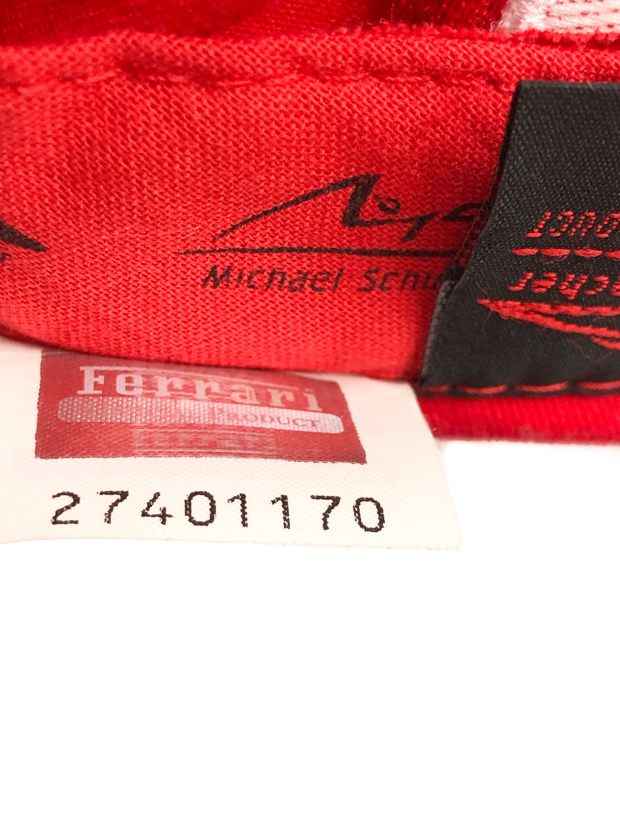 Ferrari 2006 Vintage FERRARI MICHAEL SCHUMACHER Red Cap M205 Size ONE SIZE - 8 Thumbnail