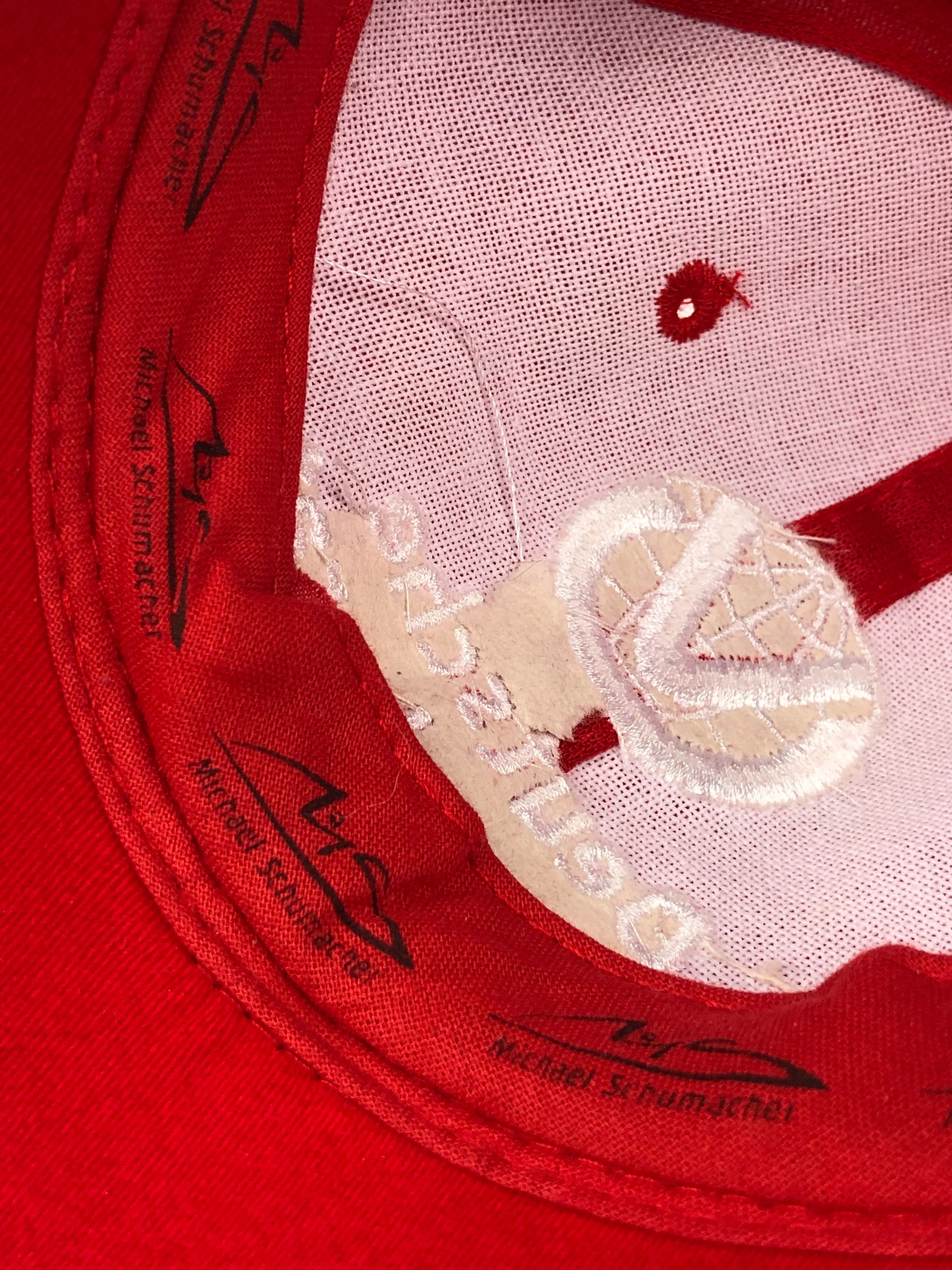 Ferrari 2006 Vintage FERRARI MICHAEL SCHUMACHER Red Cap M205 Size ONE SIZE - 7 Thumbnail