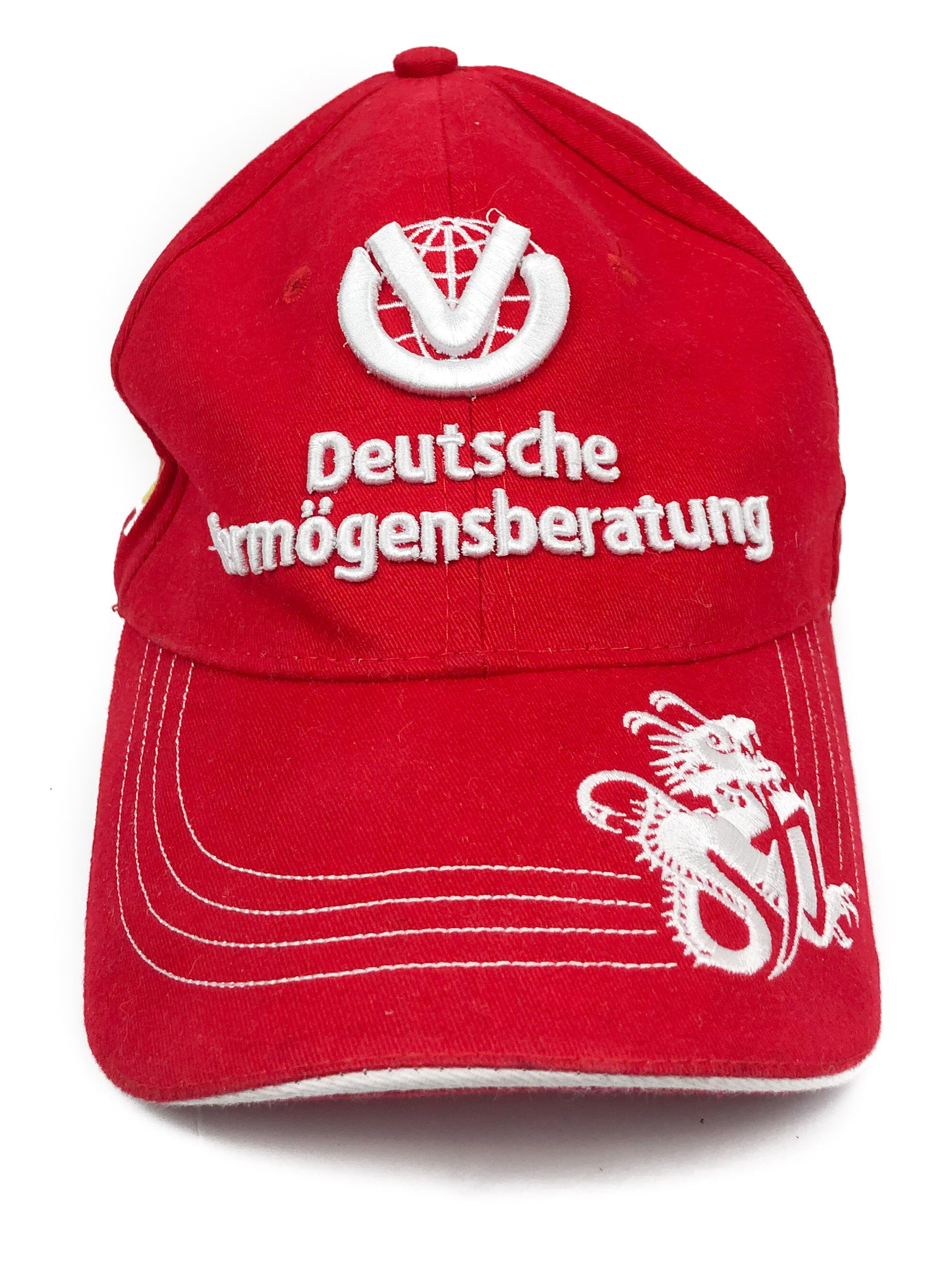 Ferrari 2006 Vintage FERRARI MICHAEL SCHUMACHER Red Cap M205 Size ONE SIZE - 2 Thumbnail