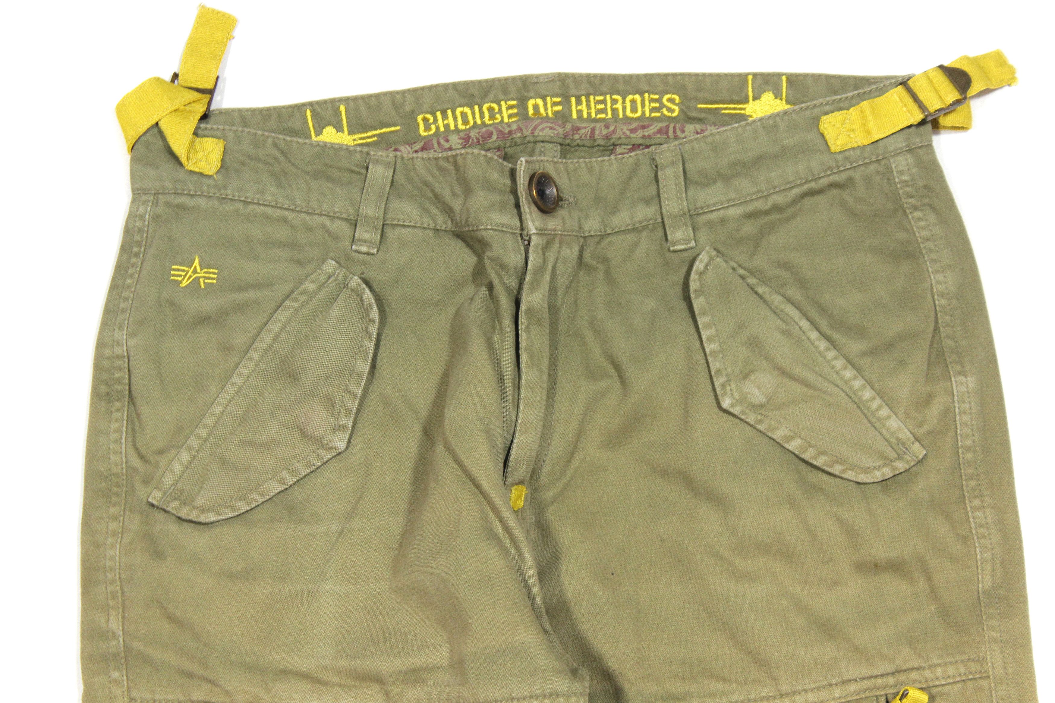 Alpha Industries Multipocket Military Sun Faded Pants Size US 30 / EU 46 - 3 Thumbnail