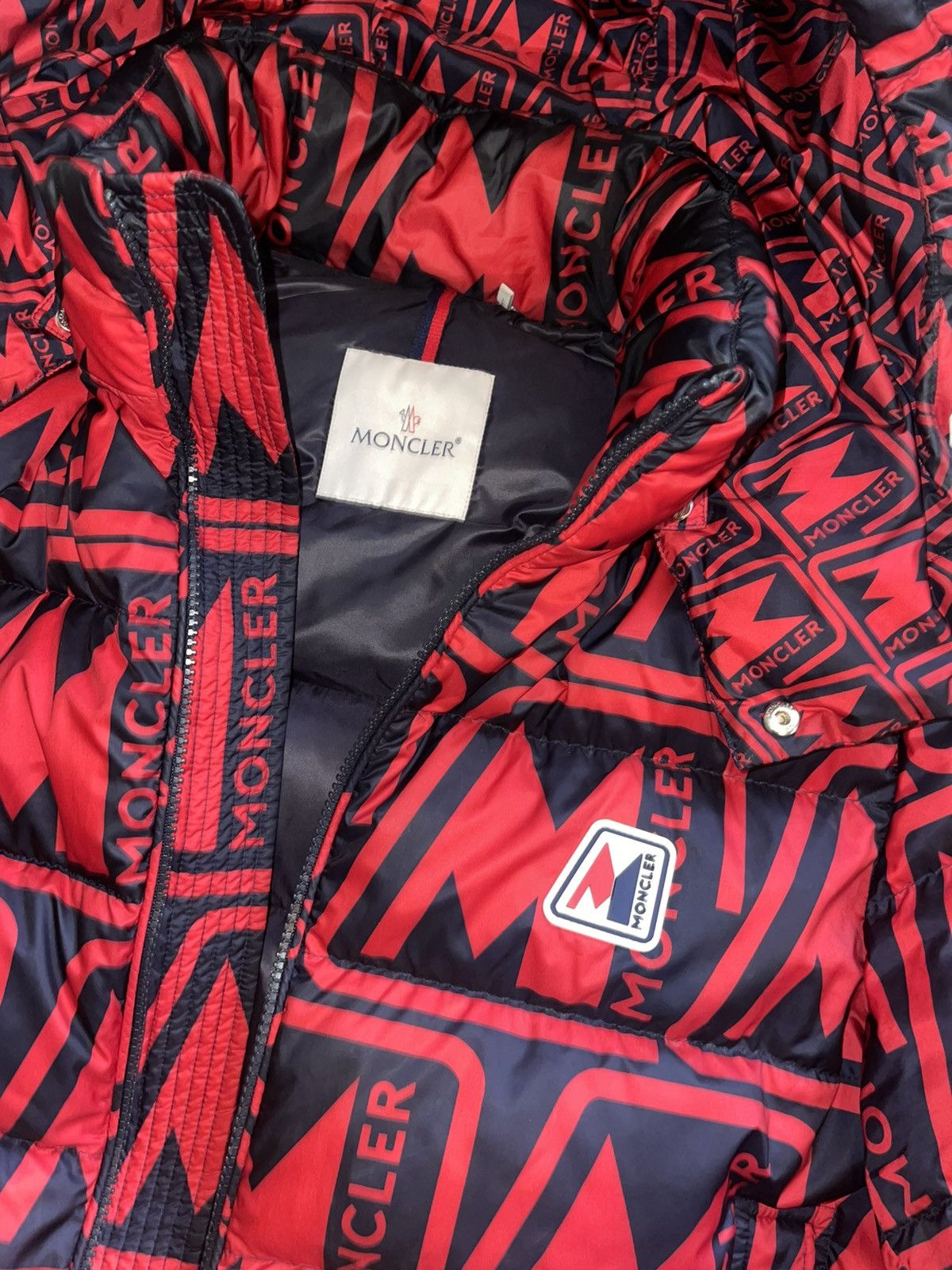 Moncler Moncler Frioland Red Navy Blue Size 5 XL Size US XL / EU 56 / 4 - 3 Thumbnail