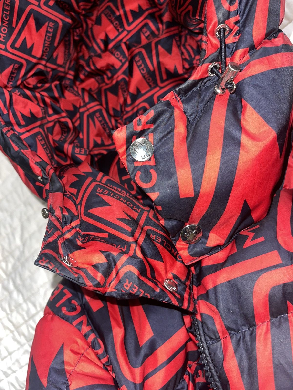Moncler Moncler Frioland Red Navy Blue Size 5 XL Size US XL / EU 56 / 4 - 11 Thumbnail