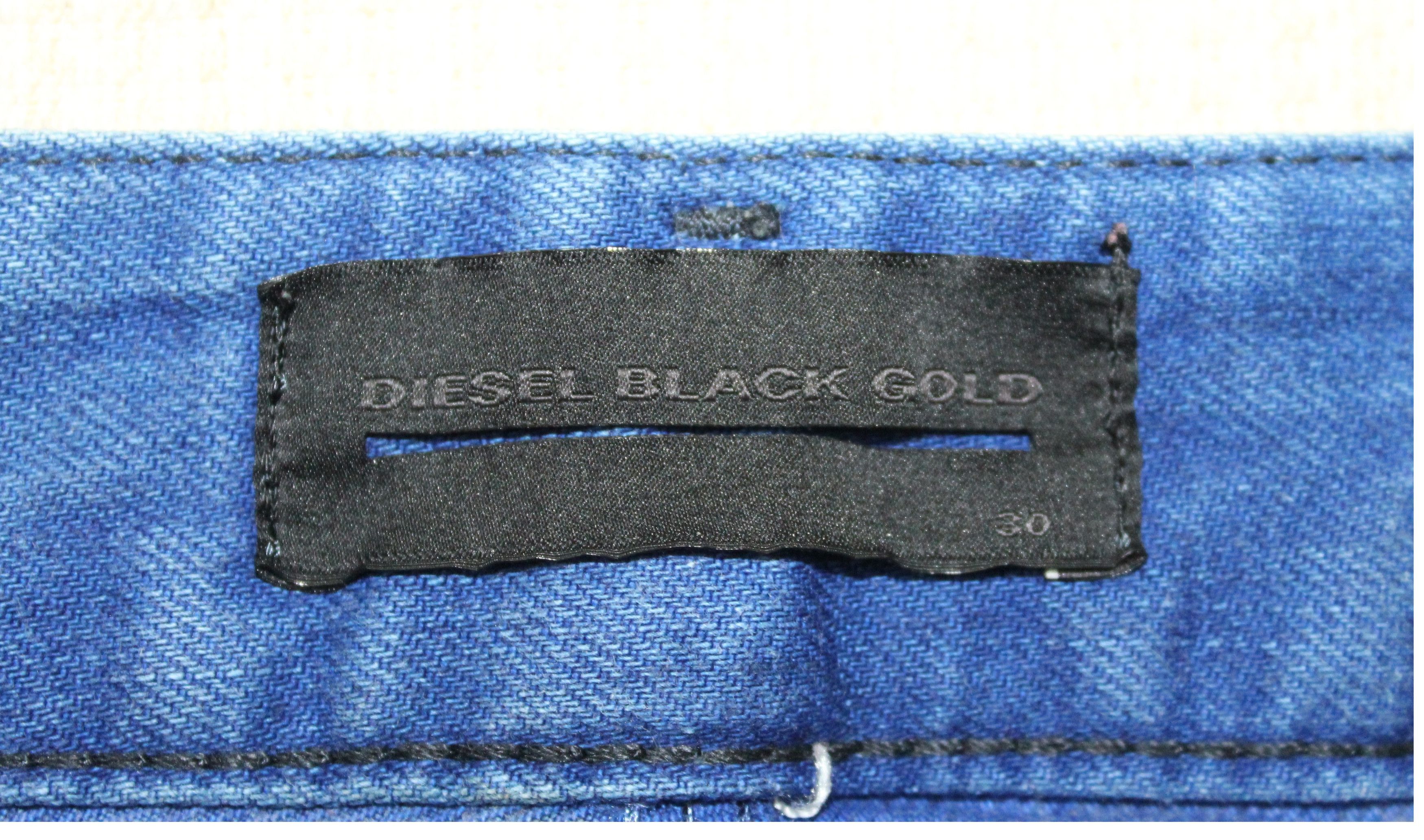 Diesel Black Gold DIESEL BLACK GOLD Jeans Distressed Style Size US 30 / EU 46 - 18 Thumbnail