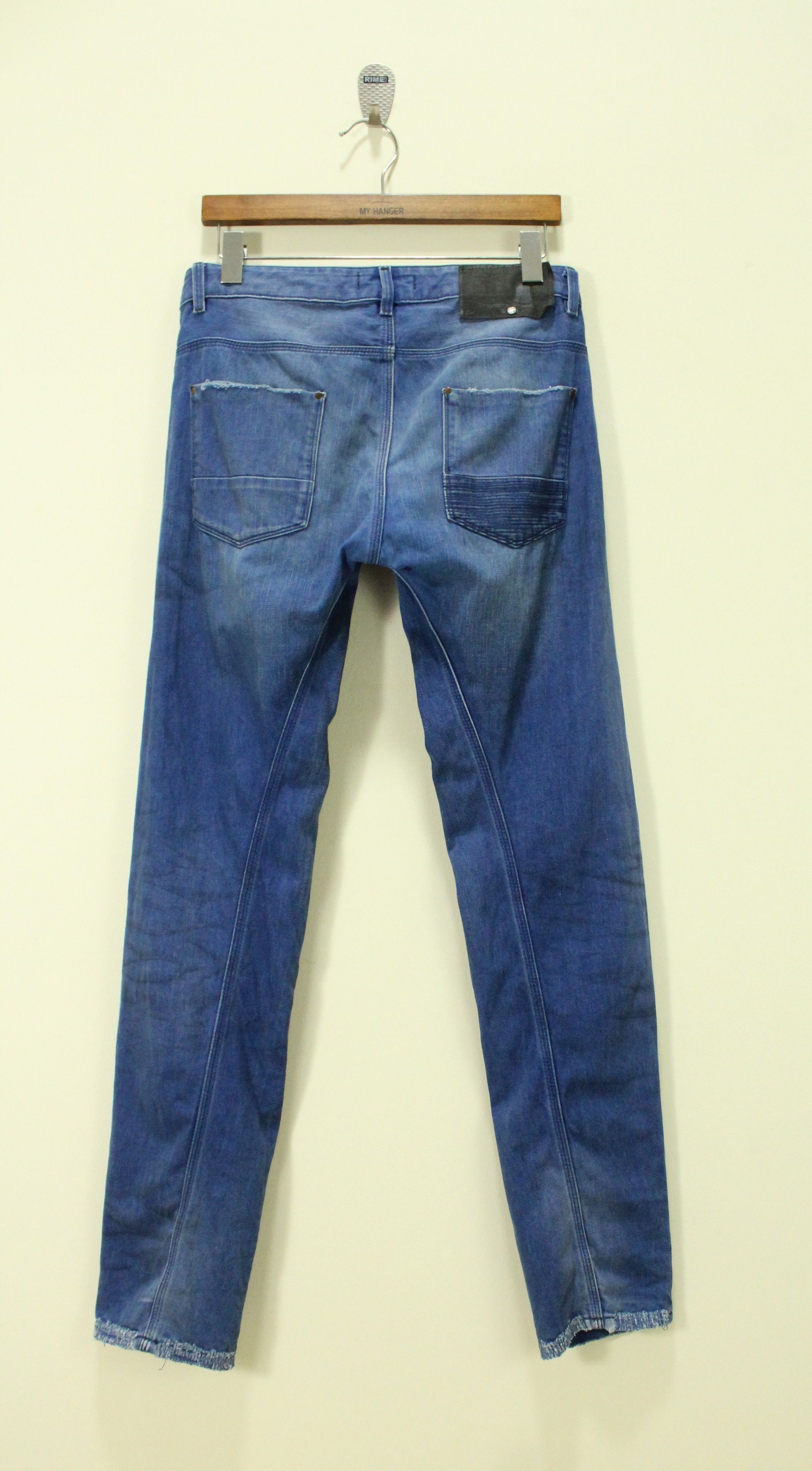 Diesel Black Gold DIESEL BLACK GOLD Jeans Distressed Style Size US 30 / EU 46 - 9 Thumbnail