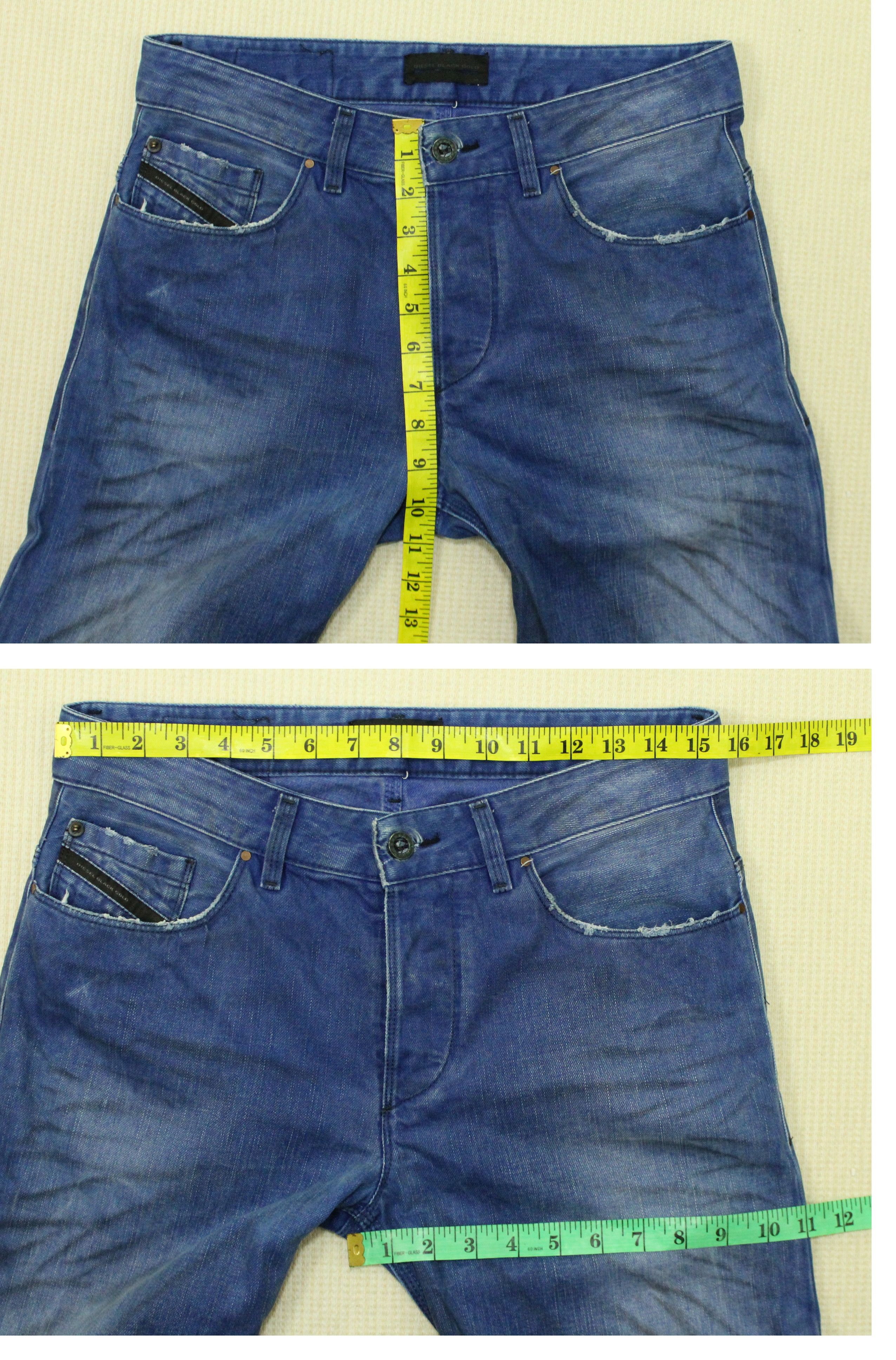 Diesel Black Gold DIESEL BLACK GOLD Jeans Distressed Style Size US 30 / EU 46 - 23 Thumbnail