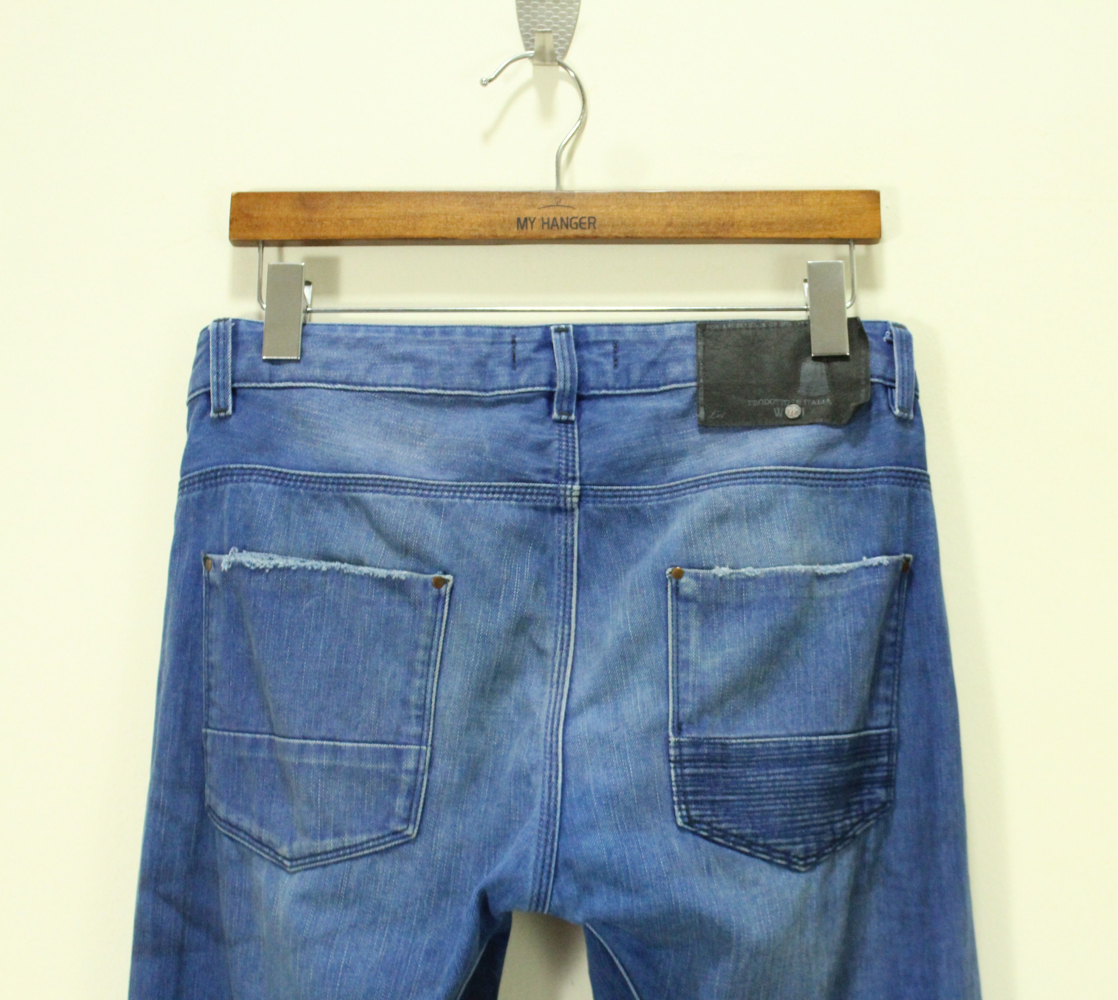 Diesel Black Gold DIESEL BLACK GOLD Jeans Distressed Style Size US 30 / EU 46 - 10 Thumbnail