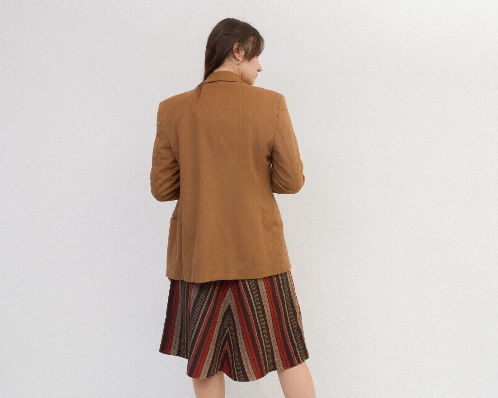 Vintage Nino Danieli Women Cashmere Blazer Jacket Wool Coat Italy L Size L / US 10 / IT 46 - 4 Thumbnail