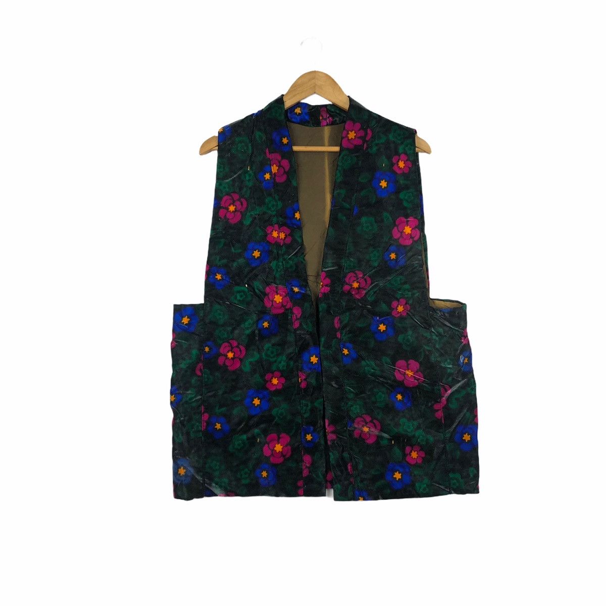 Vintage Floral Pop Art Retro Punk Rockability Vest
