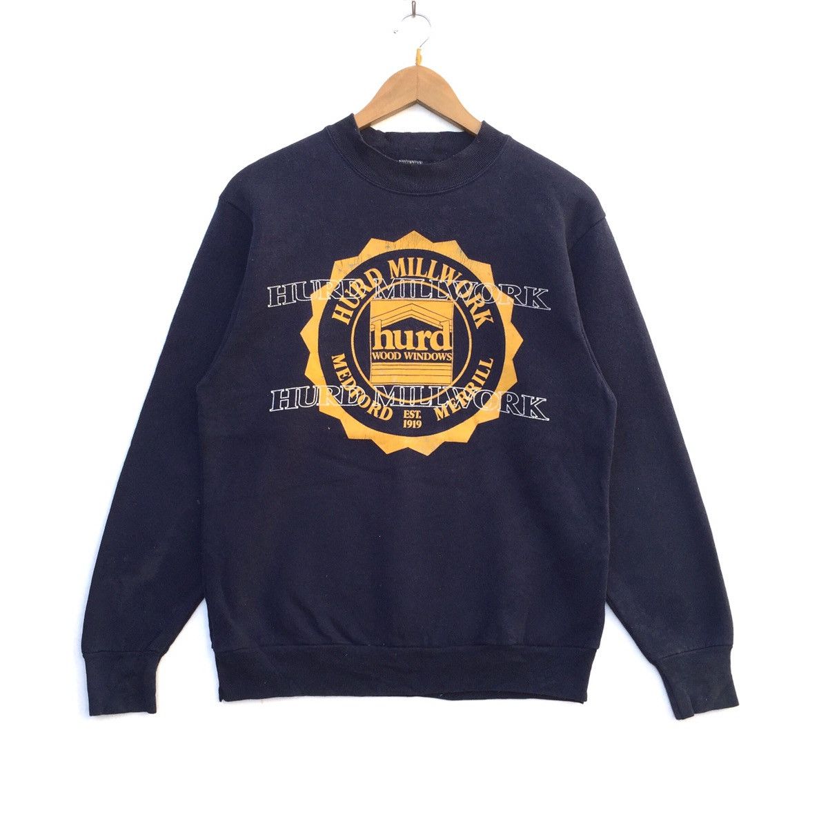 Vintage Vintage 90s Hurd Millwork Big Logo Sweatshirt. XS Hype Swag Size US XS / EU 42 / 0 - 1 Thumbnail