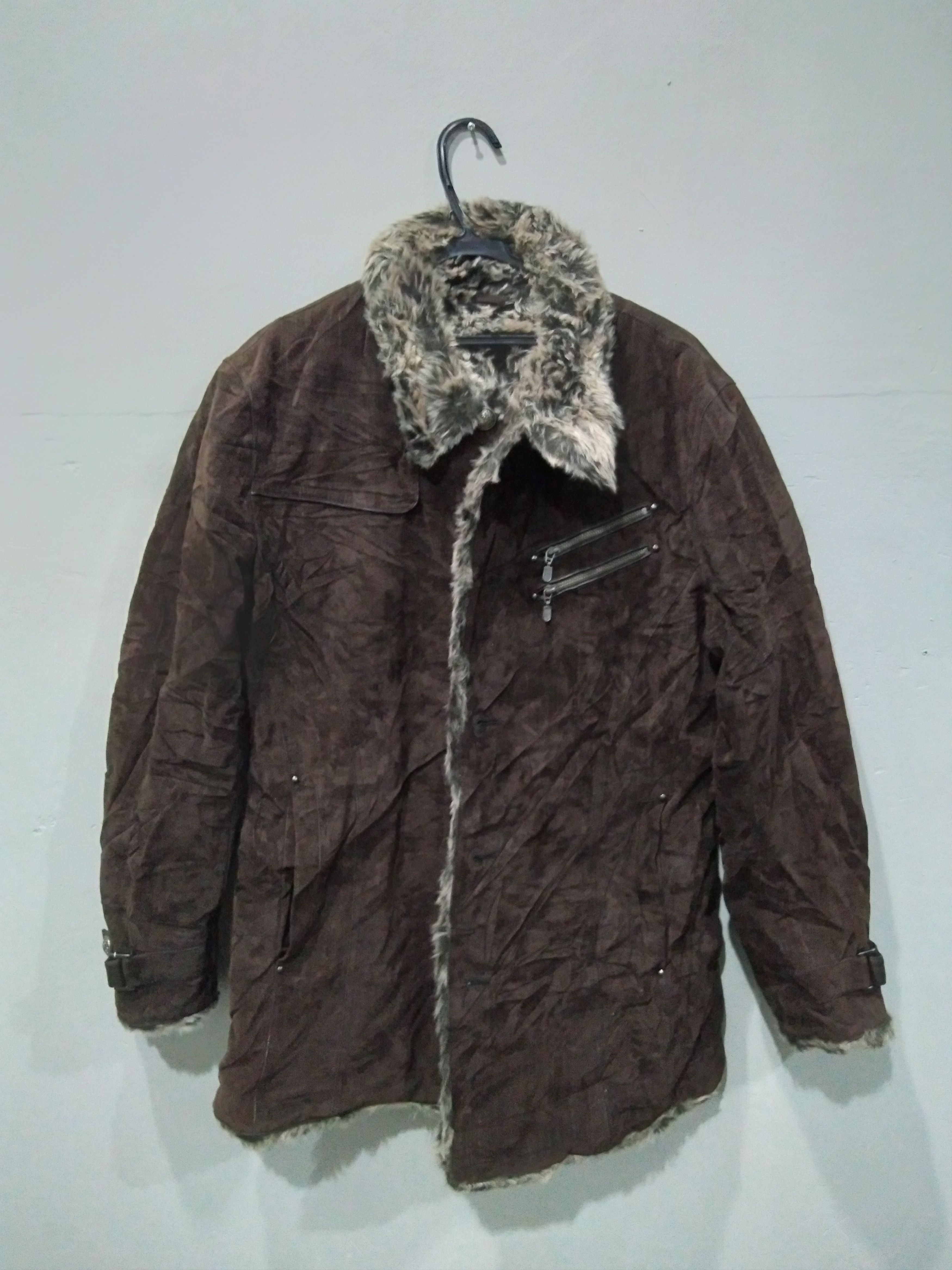 Mossimo 💥Mossimo Coat with Faux Fur | Grailed