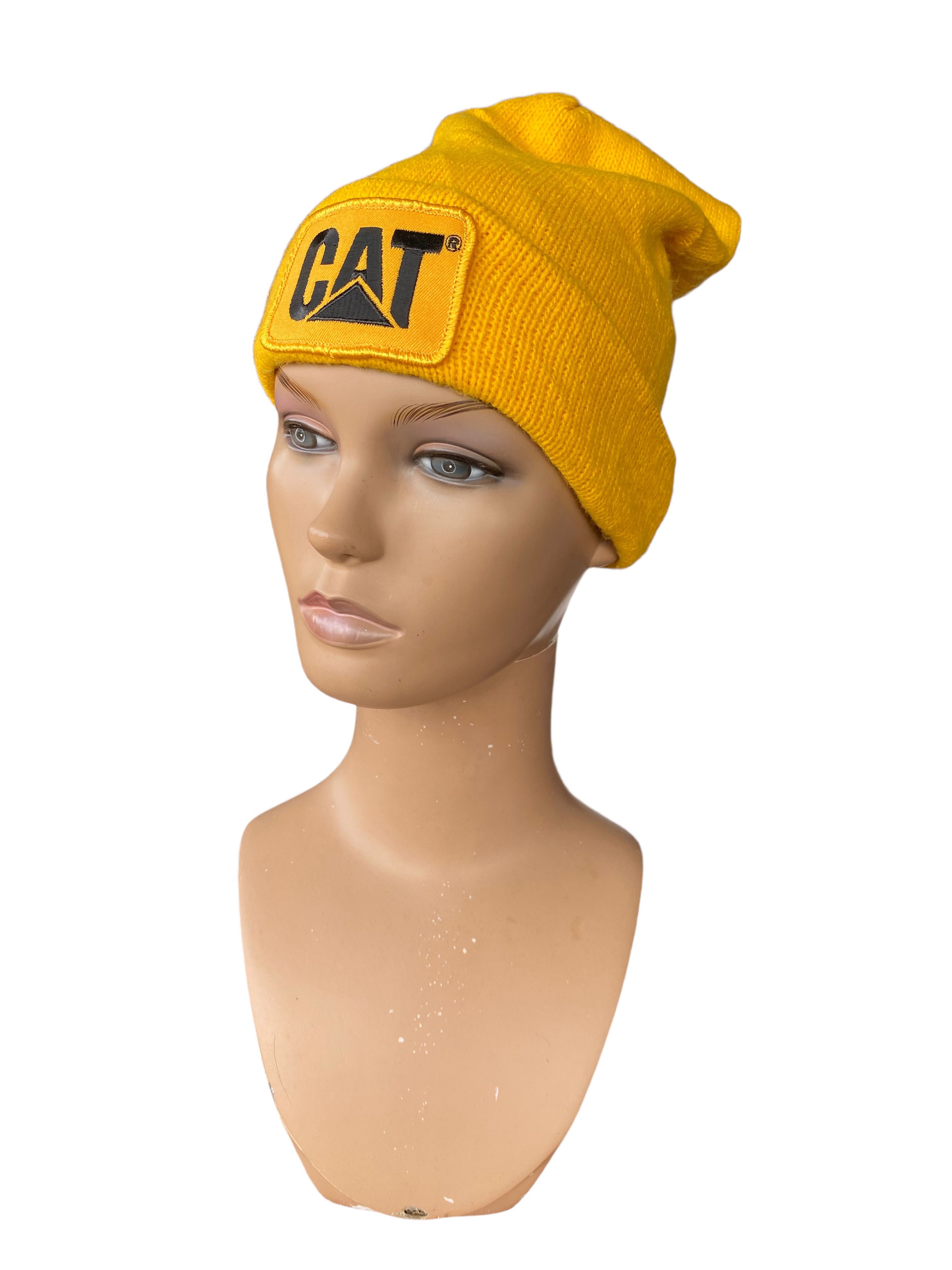 Vintage CATERPILLAR Big Logo Beanie Cap