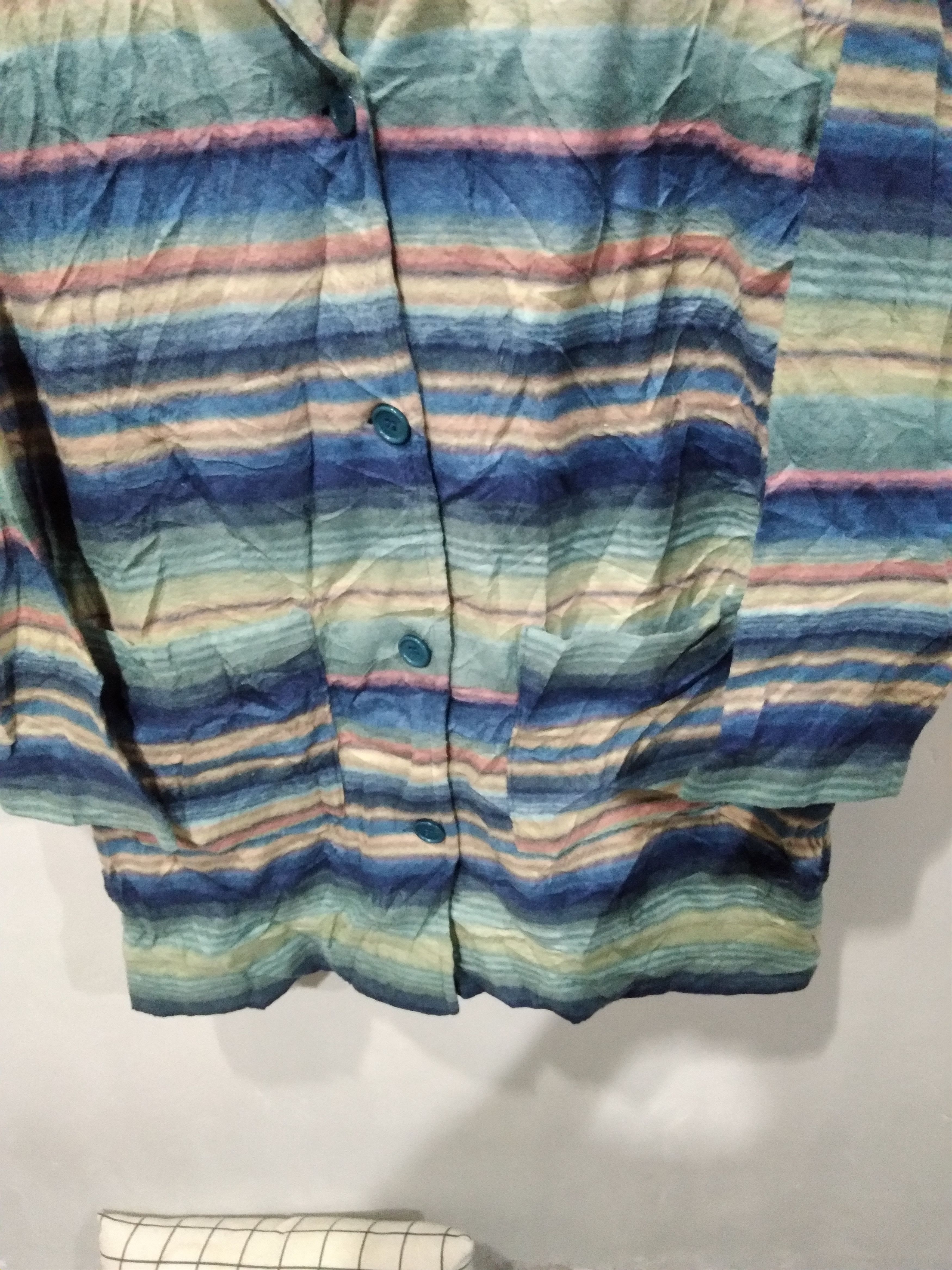 20471120 💥SEVENDAYS = SUNDAY NAVAJO MOTIVE Rare Multicolour Wool Size L / US 10 / IT 46 - 3 Thumbnail