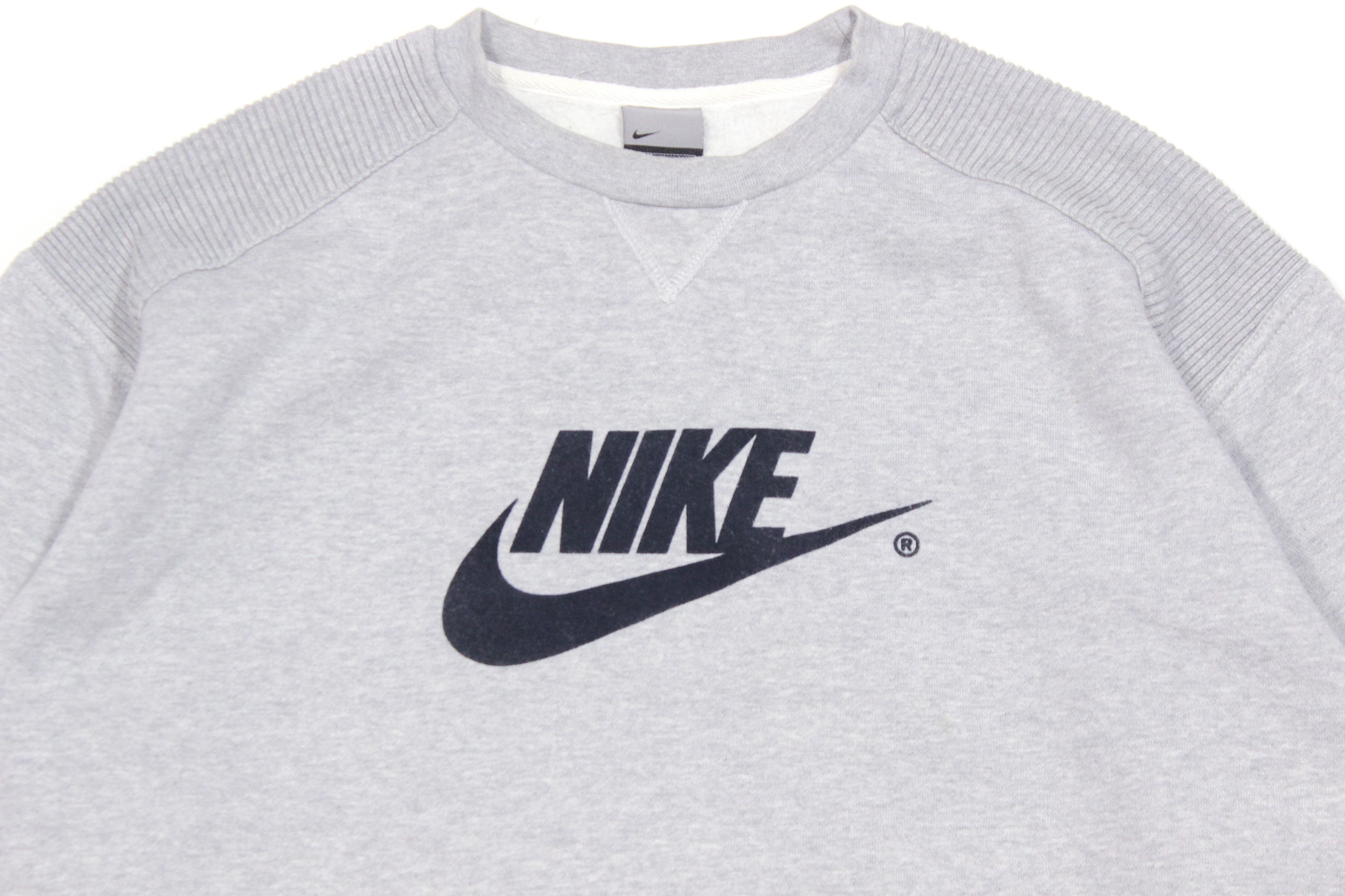 Nike 90S Swoosh Big Logo Fleece Lined Sweatshirt Size US L / EU 52-54 / 3 - 3 Thumbnail