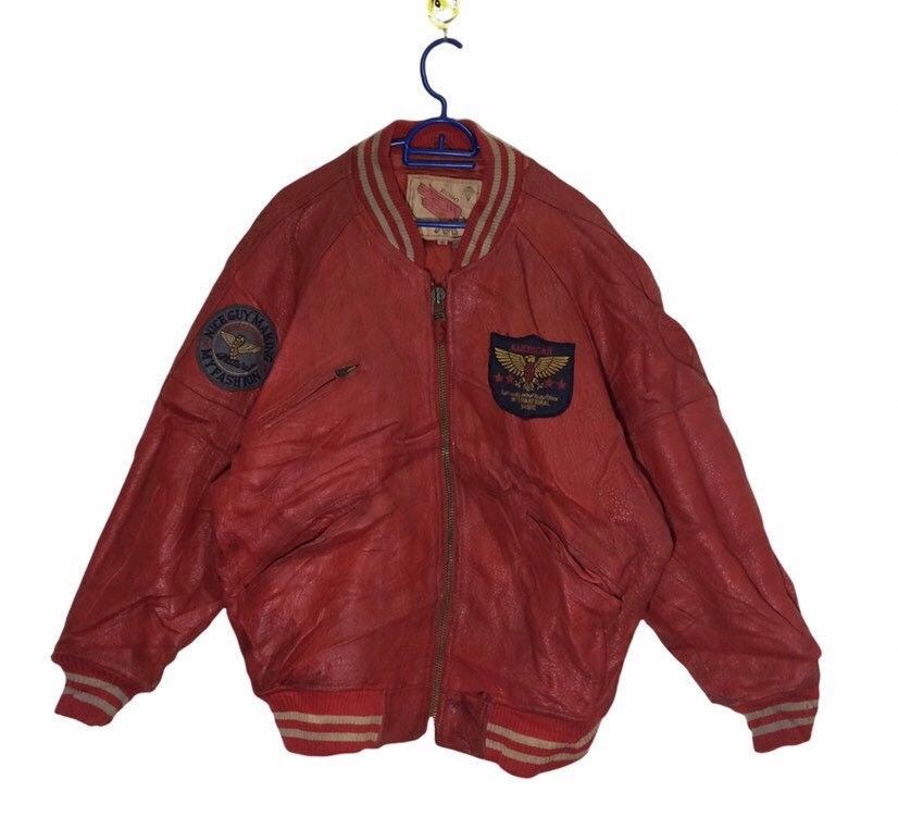 Avirex 60's Top Gun 7th Fleet Seventh Type U.S.A.A.F made USA Robo Size US L / EU 52-54 / 3 - 4 Thumbnail