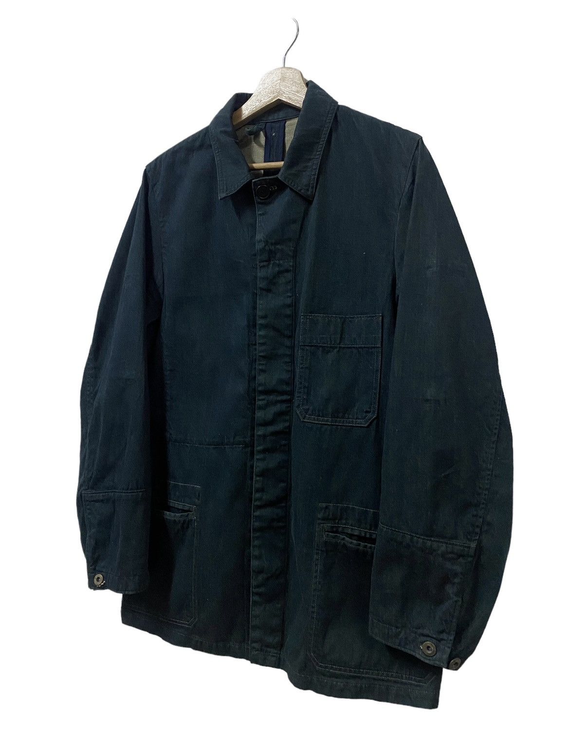 Mister Freedom × Sugar Cane Vtg🔥Bartack Denim Indigo Chore Jacket Size US M / EU 48-50 / 2 - 14 Thumbnail