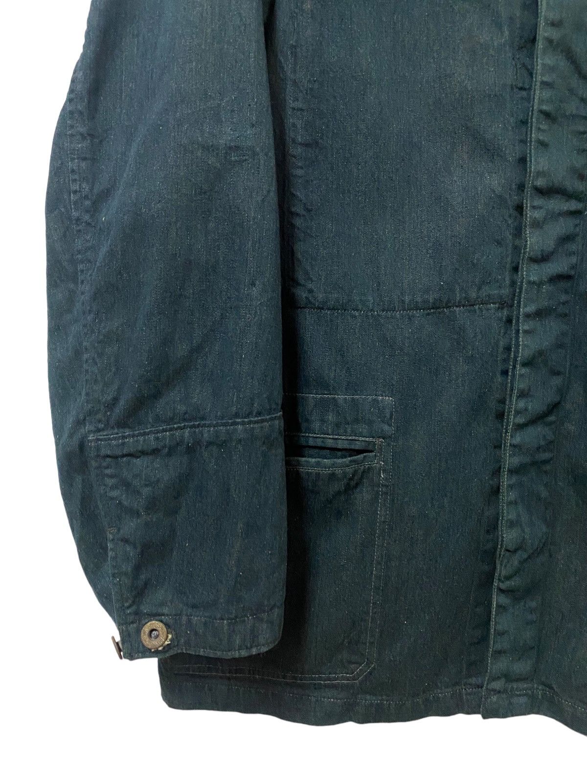 Mister Freedom × Sugar Cane Vtg🔥Bartack Denim Indigo Chore Jacket Size US M / EU 48-50 / 2 - 11 Thumbnail