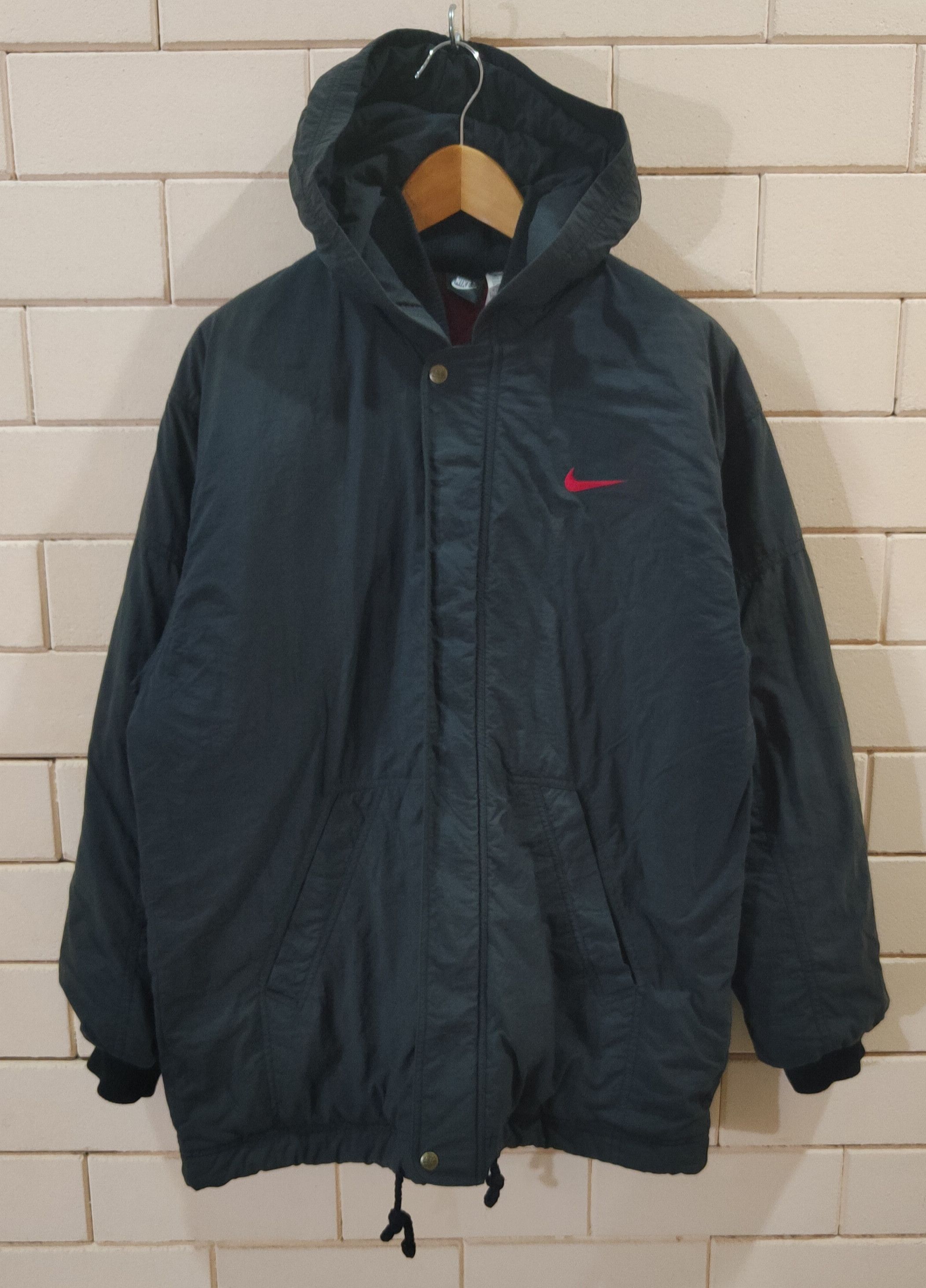 Nike Nike Just Do It Oversize Jacket with Hoody Size US S / EU 44-46 / 1 - 2 Thumbnail