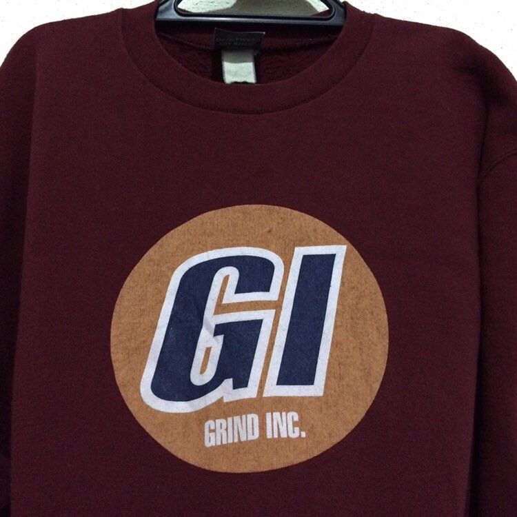 Vintage Vintage GRIND INC. Skateboard Pullover Crewneck Made in Usa Size US M / EU 48-50 / 2 - 2 Thumbnail