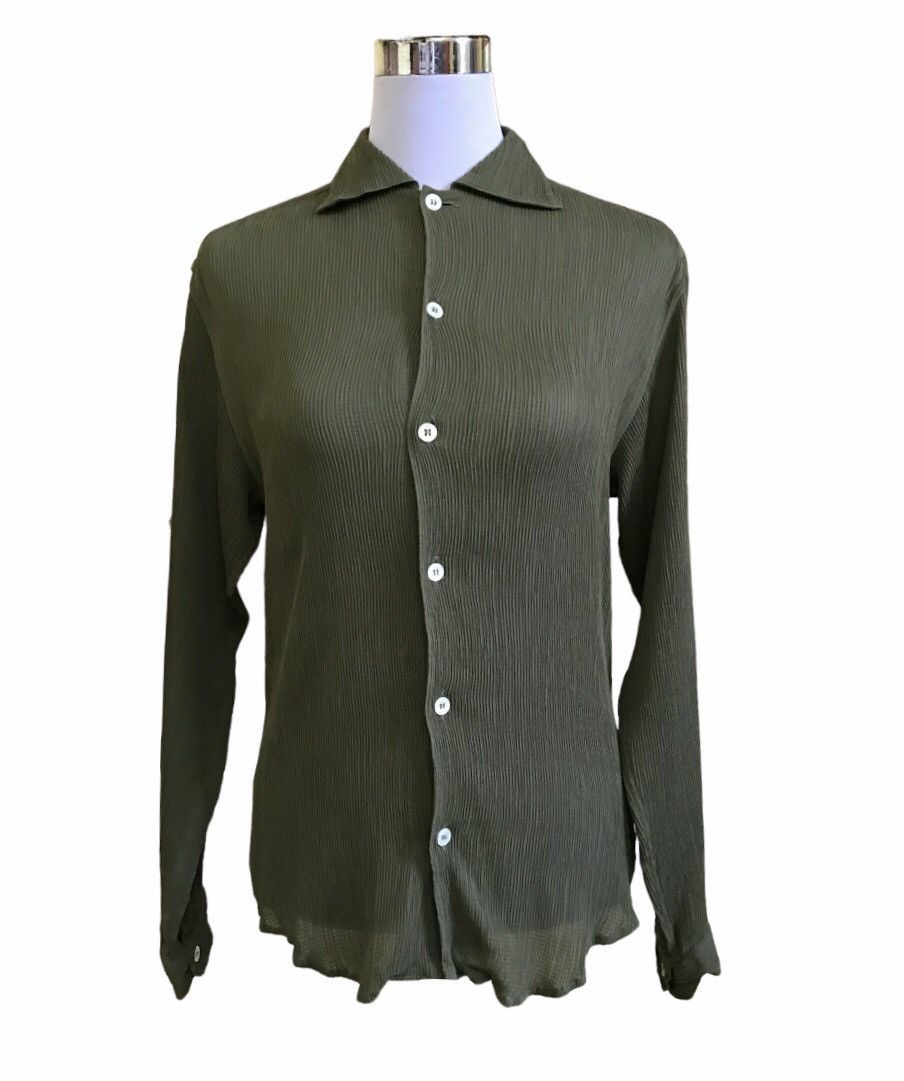 Issey Miyake × Japanese Brand RIP Issey Miyake IM Product Pleated Shirt Size M / US 6-8 / IT 42-44 - 1 Thumbnail