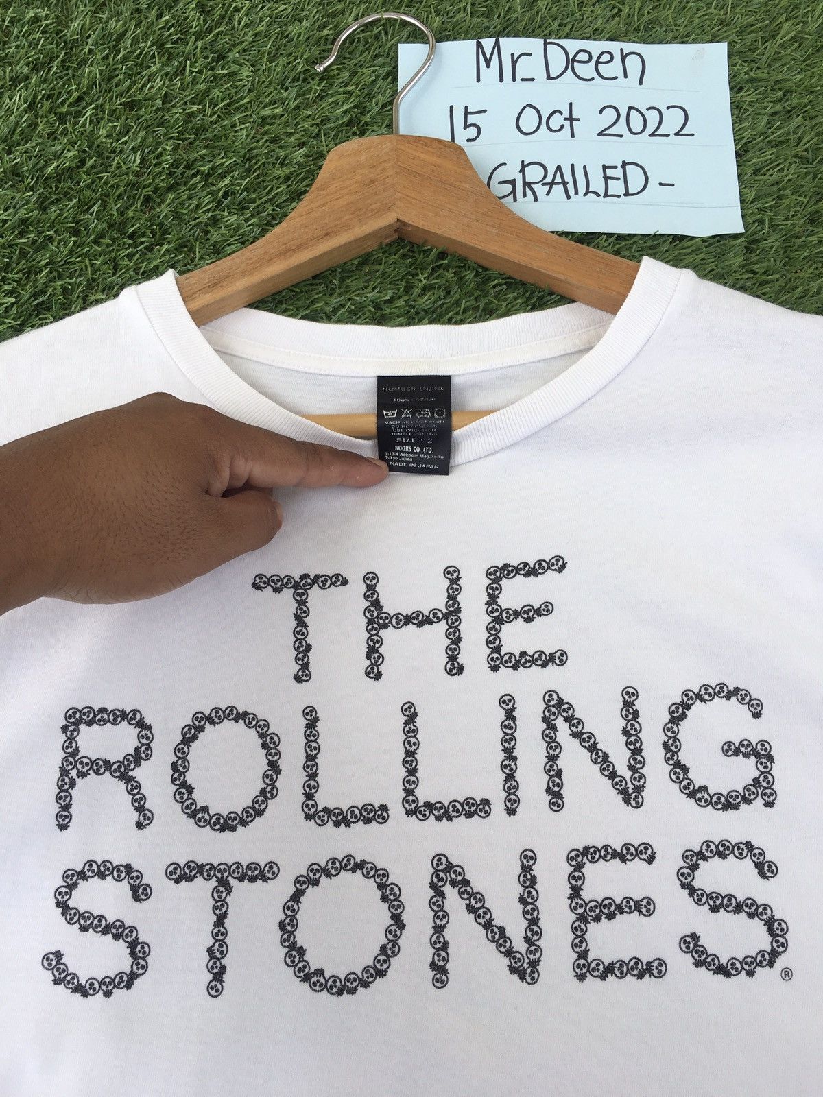 Number (N)ine Rare Vintage Number Nine x The Rolling Stones Tshirt Size US M / EU 48-50 / 2 - 7 Thumbnail