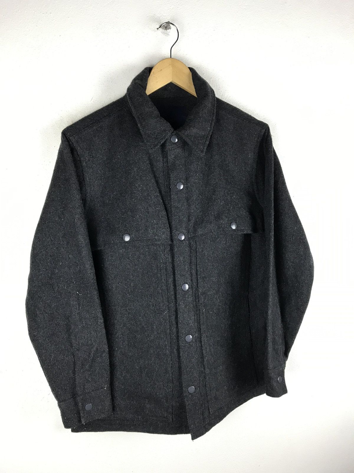 Japanese Brand × SHIPS 🔥SALE🔥SHIPS MADE IN JAPAN SNAP BUTTON WOOL JACKET Size US S / EU 44-46 / 1 - 3 Thumbnail
