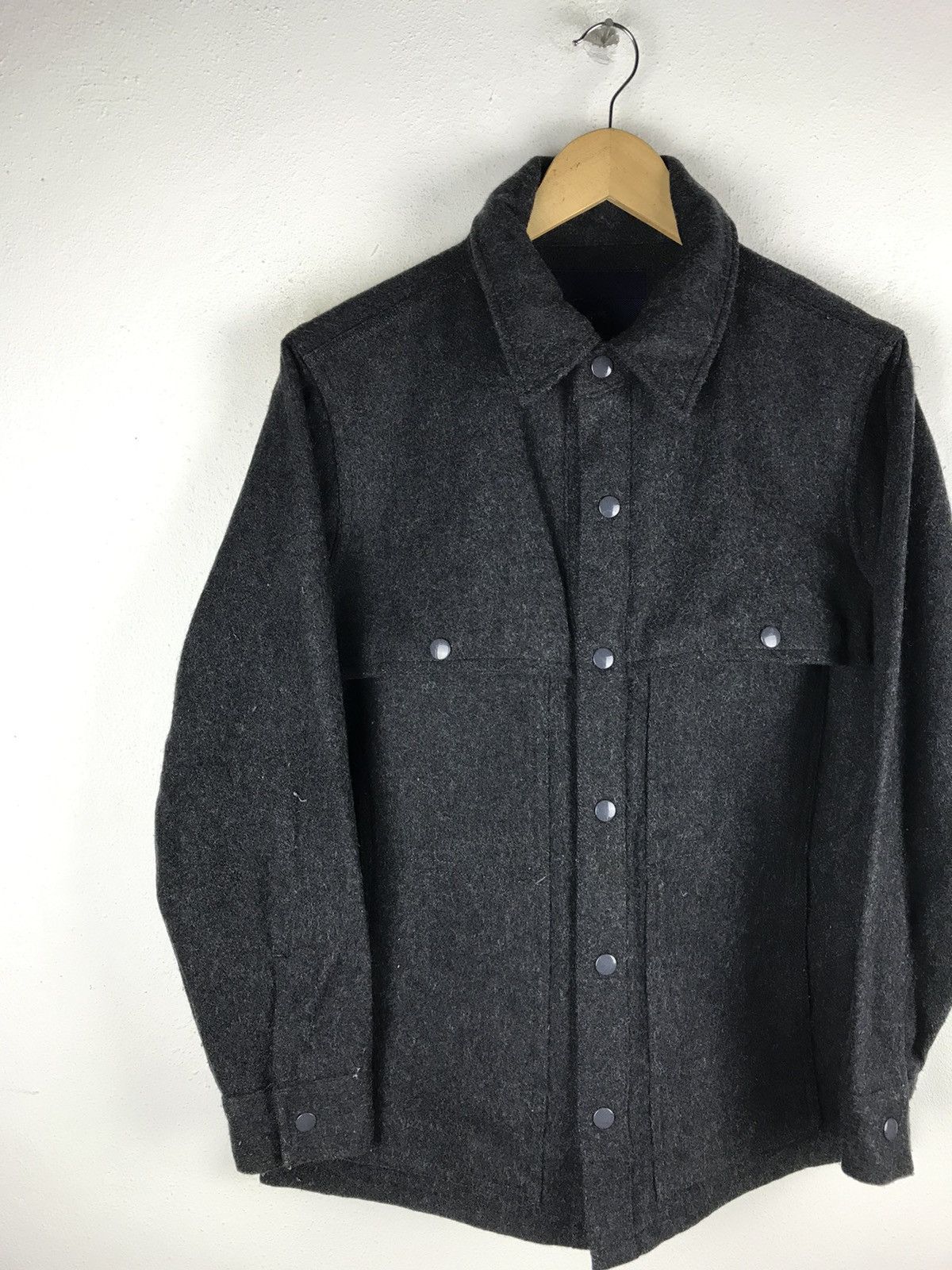 Japanese Brand × SHIPS 🔥SALE🔥SHIPS MADE IN JAPAN SNAP BUTTON WOOL JACKET Size US S / EU 44-46 / 1 - 4 Thumbnail