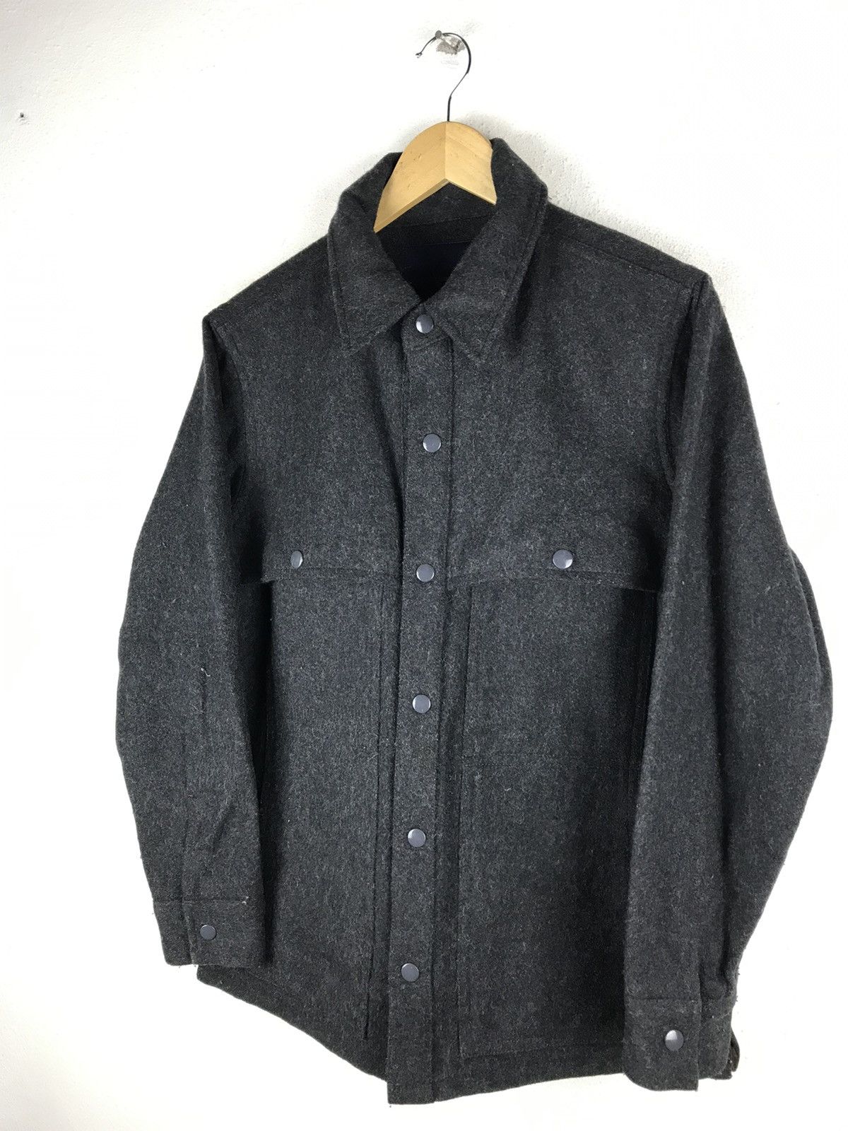 Japanese Brand × SHIPS 🔥SALE🔥SHIPS MADE IN JAPAN SNAP BUTTON WOOL JACKET Size US S / EU 44-46 / 1 - 5 Thumbnail