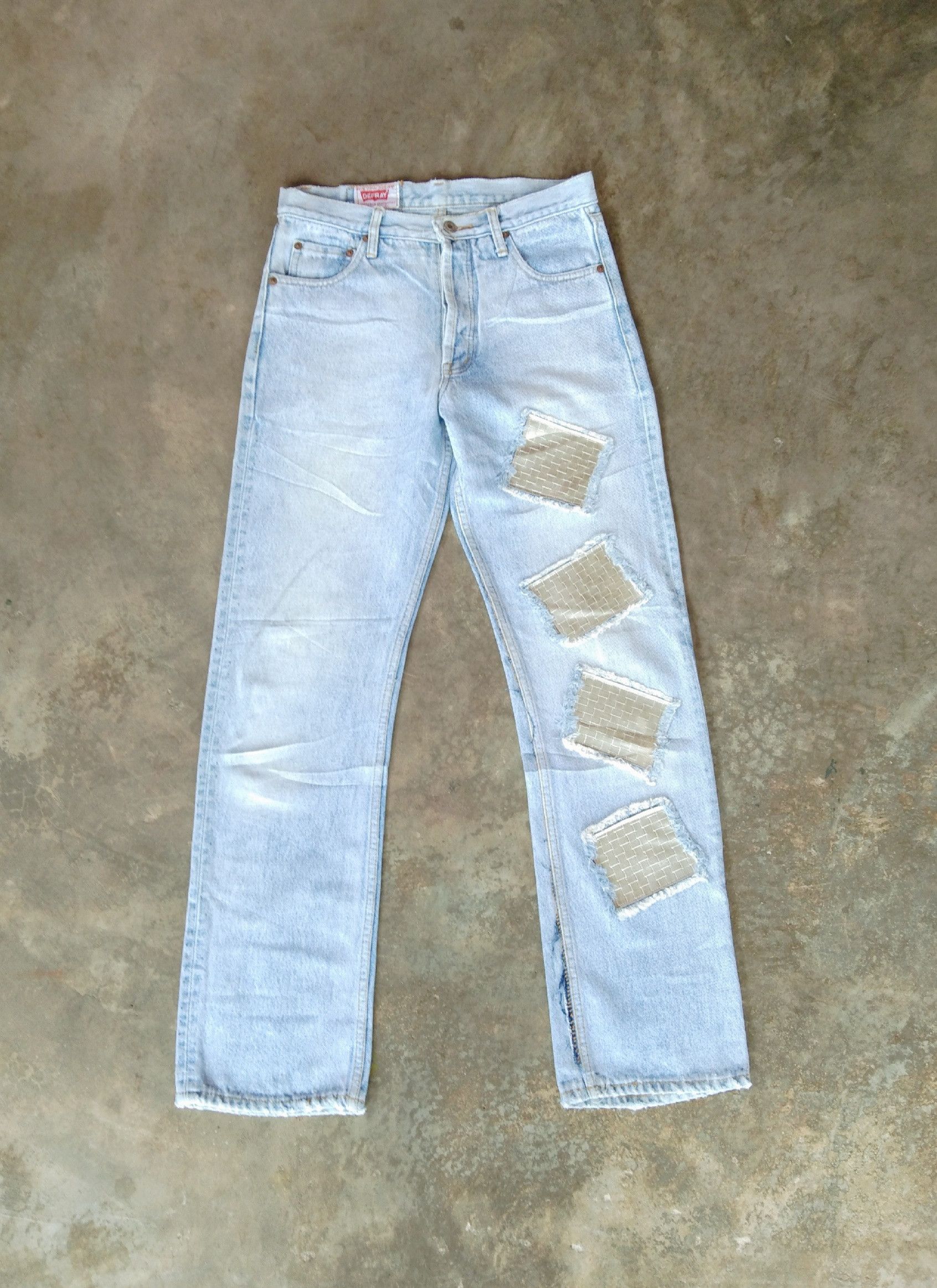 American Rag Men's Vintage Wash Distressed Jeans Blue Size 29X30 main image 0
