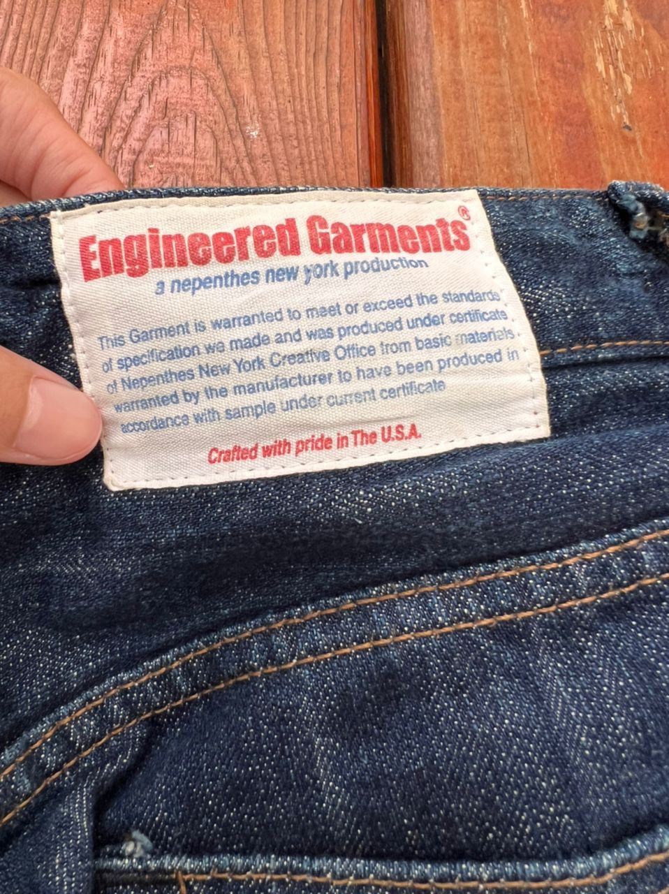 Engineered Garments Engineered Garments Selvedge Denim Jeans Size US 30 / EU 46 - 15 Thumbnail