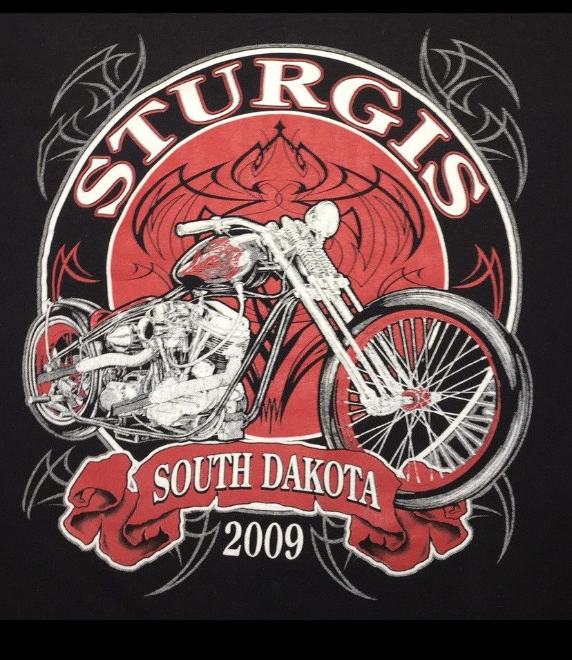 Anvil Sturgis 2009 Who Let The Hogs Out T-Shirt Size US L / EU 52-54 / 3 - 4 Thumbnail
