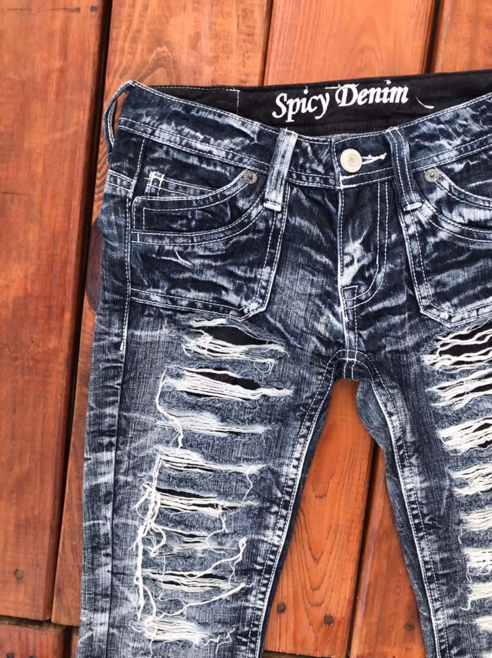 Japanese Brand Japanese Brand Spicy Denim Rare Design Size US 29 - 3 Thumbnail