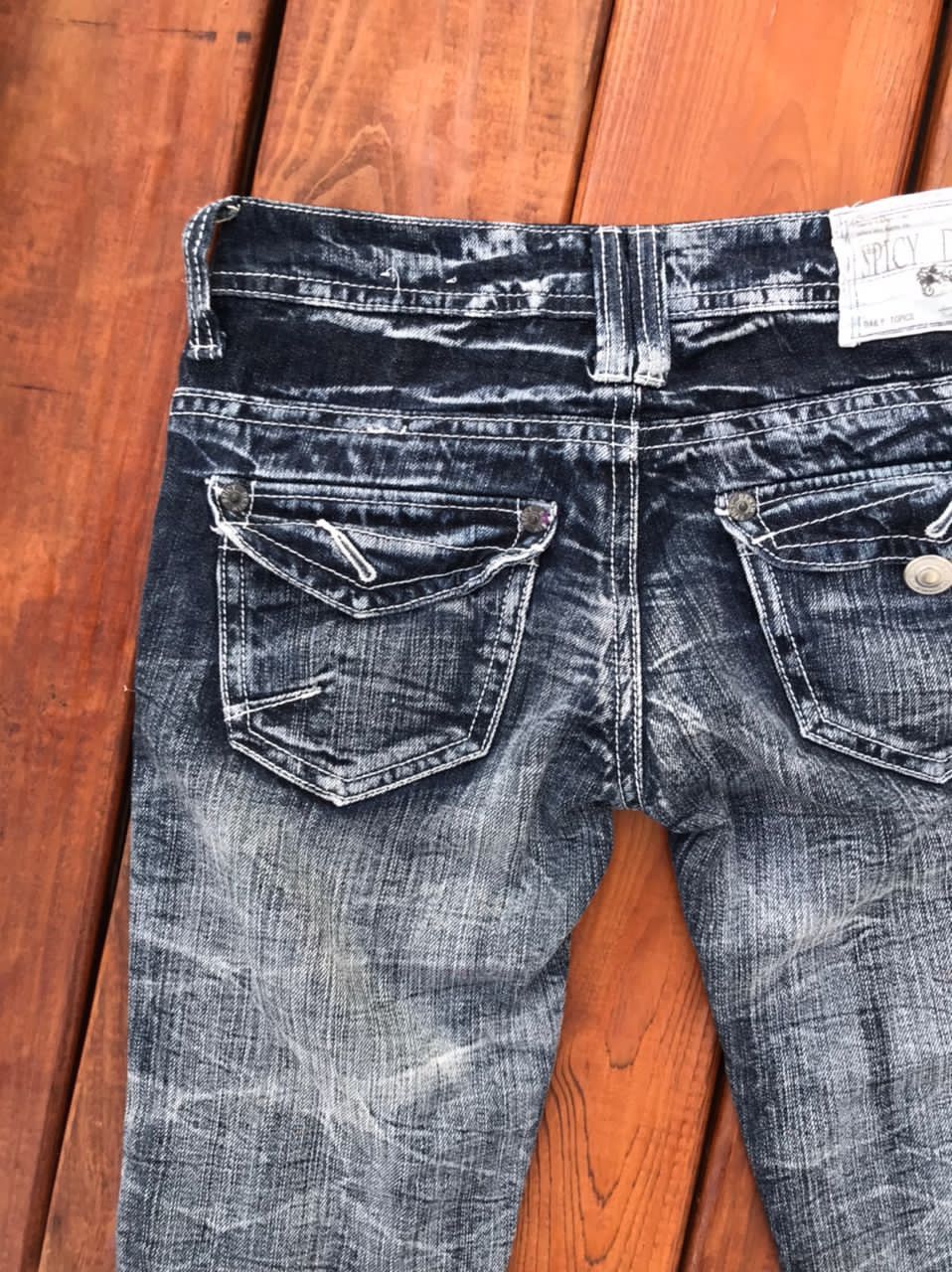 Japanese Brand Japanese Brand Spicy Denim Rare Design Size US 29 - 11 Thumbnail