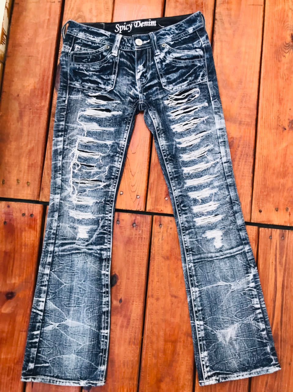 Japanese Brand Japanese Brand Spicy Denim Rare Design Size US 29 - 1 Thumbnail
