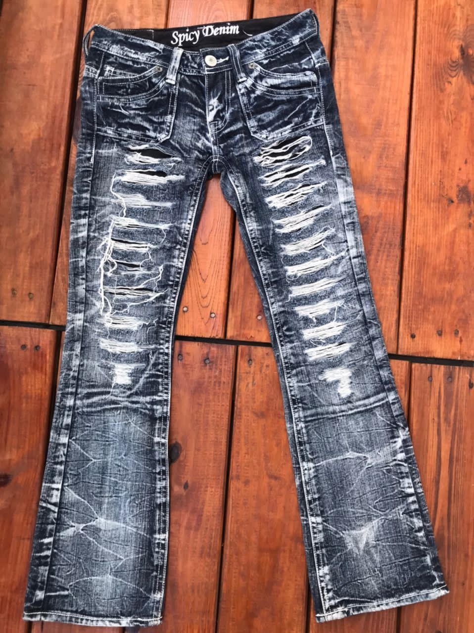Japanese Brand Japanese Brand Spicy Denim Rare Design Size US 29 - 2 Thumbnail