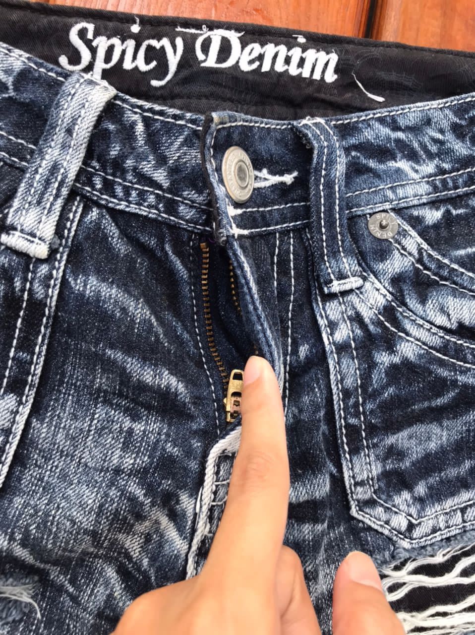Japanese Brand Japanese Brand Spicy Denim Rare Design Size US 29 - 7 Thumbnail