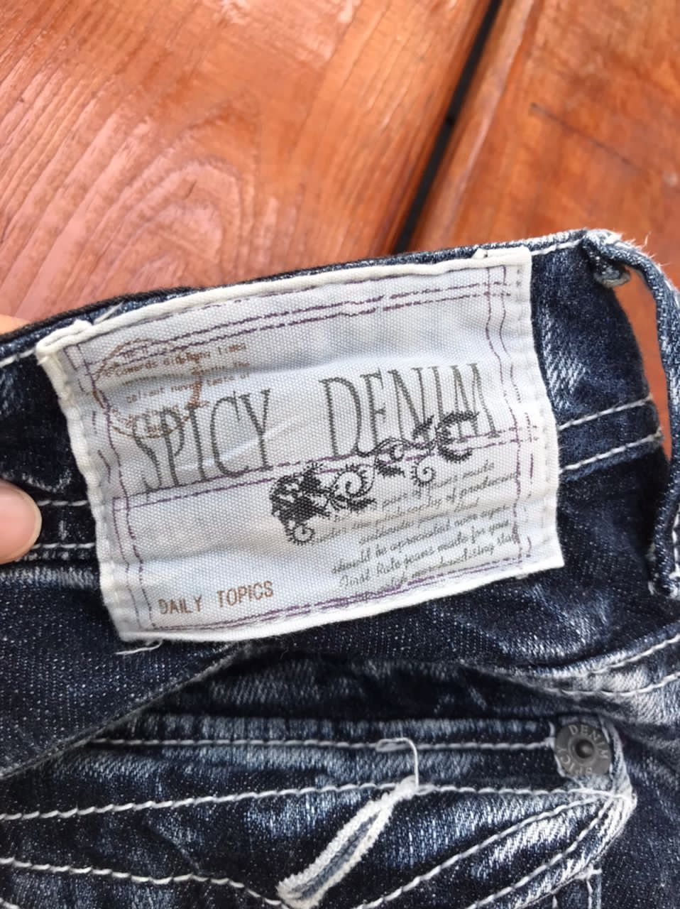 Japanese Brand Japanese Brand Spicy Denim Rare Design Size US 29 - 19 Thumbnail