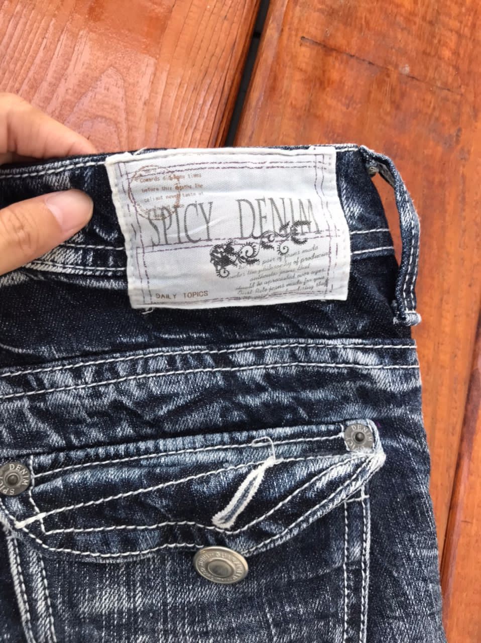 Japanese Brand Japanese Brand Spicy Denim Rare Design Size US 29 - 20 Thumbnail