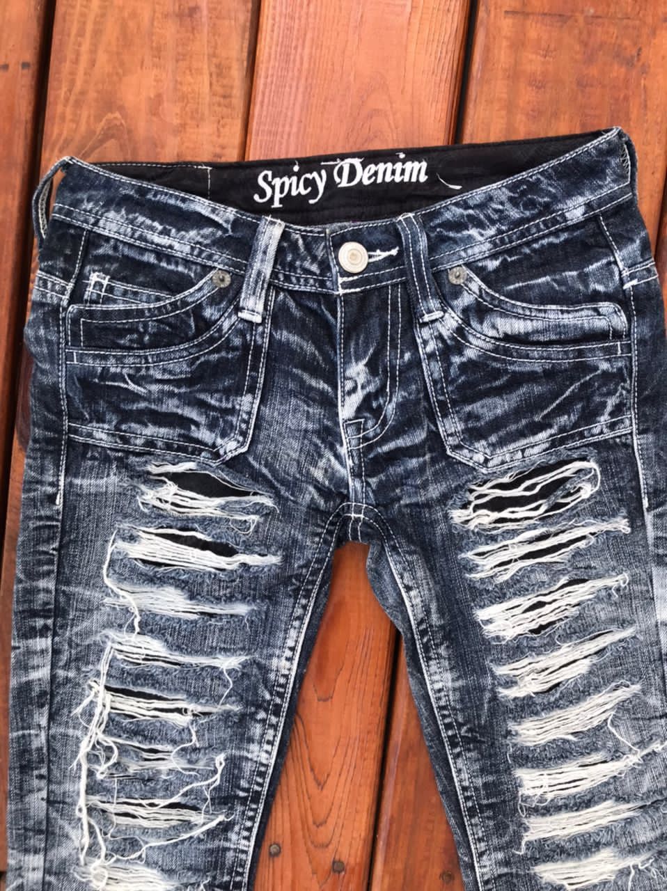 Japanese Brand Japanese Brand Spicy Denim Rare Design Size US 29 - 5 Thumbnail