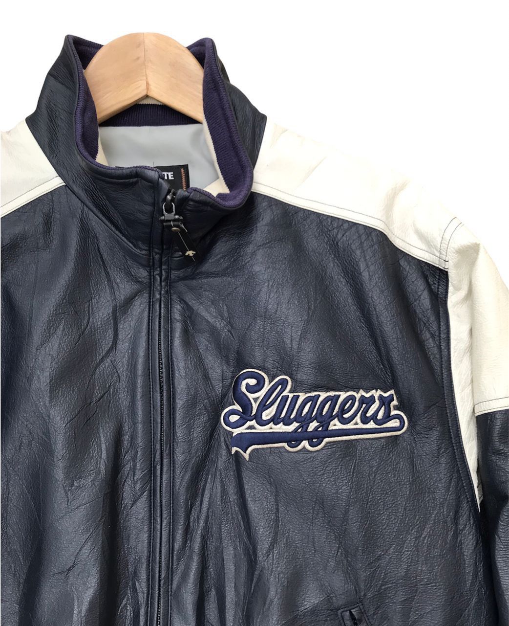 Descente × MLB Vintage Japan MLB Slugger Yamaguchi 77 Varsity Jacket Size US L / EU 52-54 / 3 - 3 Thumbnail
