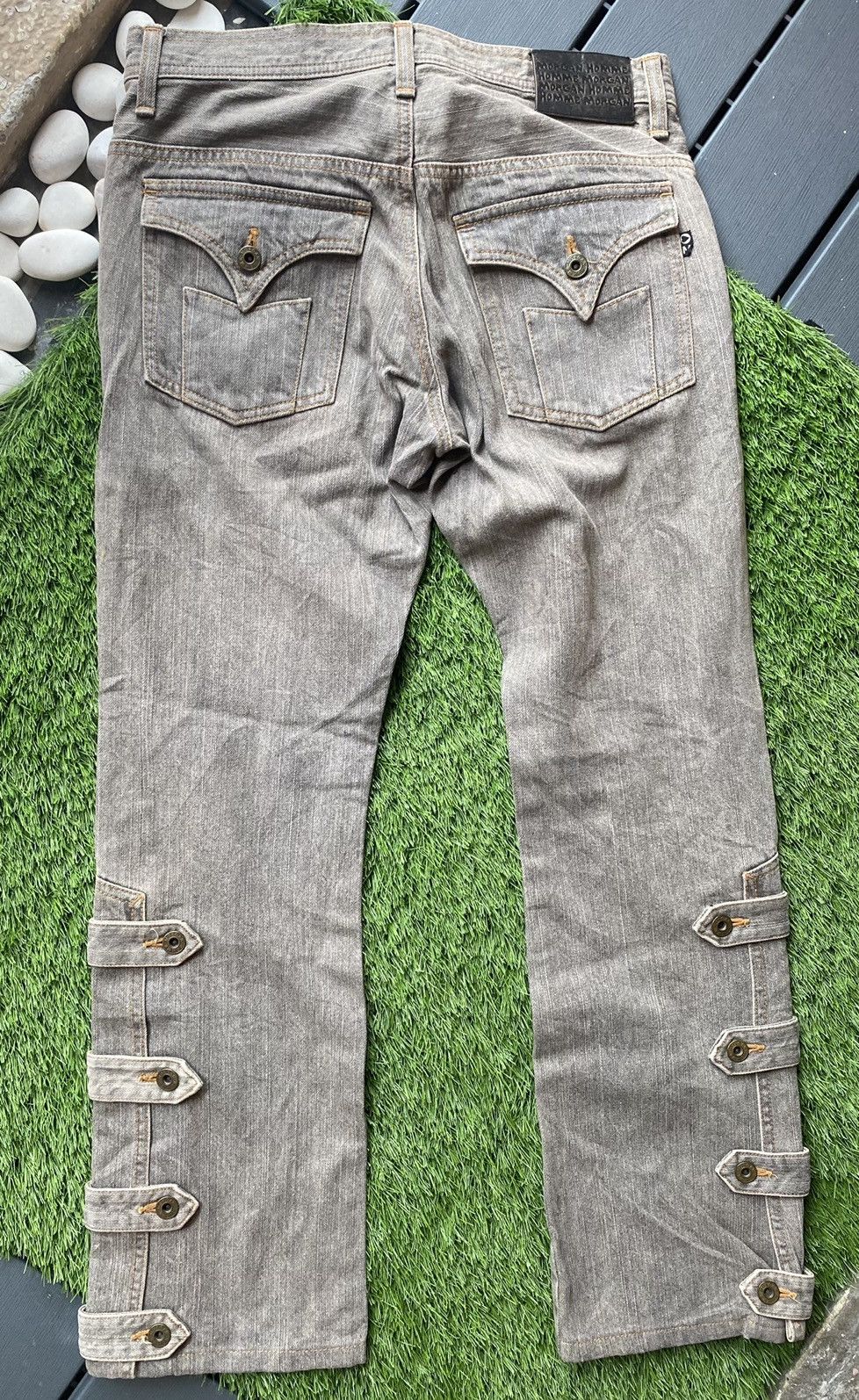 Hysteric Glamour × Japanese Brand × Morgan Homme Vintage Morgan Homme Bondage Punk Size US 31 - 3 Thumbnail