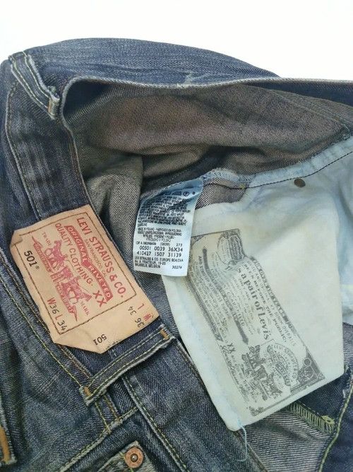 Levi's × Vintage Vintage Levi's 501 Rust Faded Distressed Jeans 36x33 Size US 36 / EU 52 - 6 Thumbnail