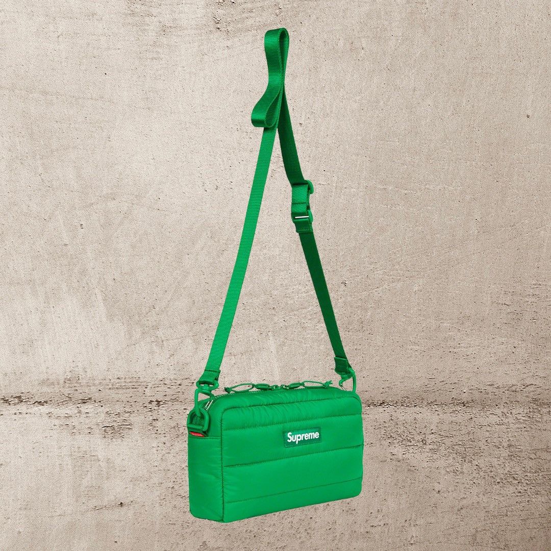 Supreme Supreme Puffer side bag Green | Grailed