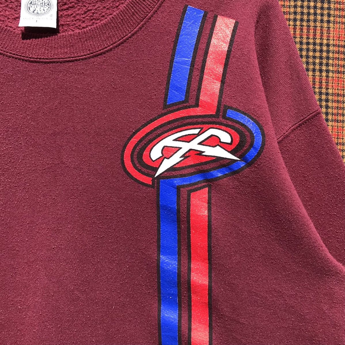 Vintage 🔥Rare🔥90s Vintage Think Fast Skateboards Sweatshirt Size US L / EU 52-54 / 3 - 4 Thumbnail