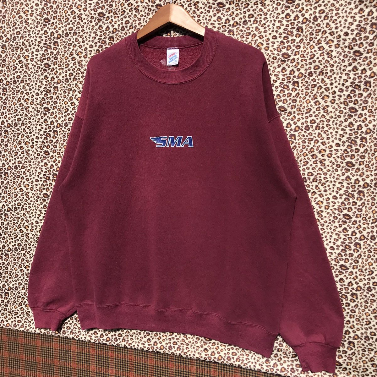Santa Cruz Skateboards × Vintage Vintage 90s Santa Monica Airlines SMA Sweatshirt Size US XL / EU 56 / 4 - 5 Thumbnail