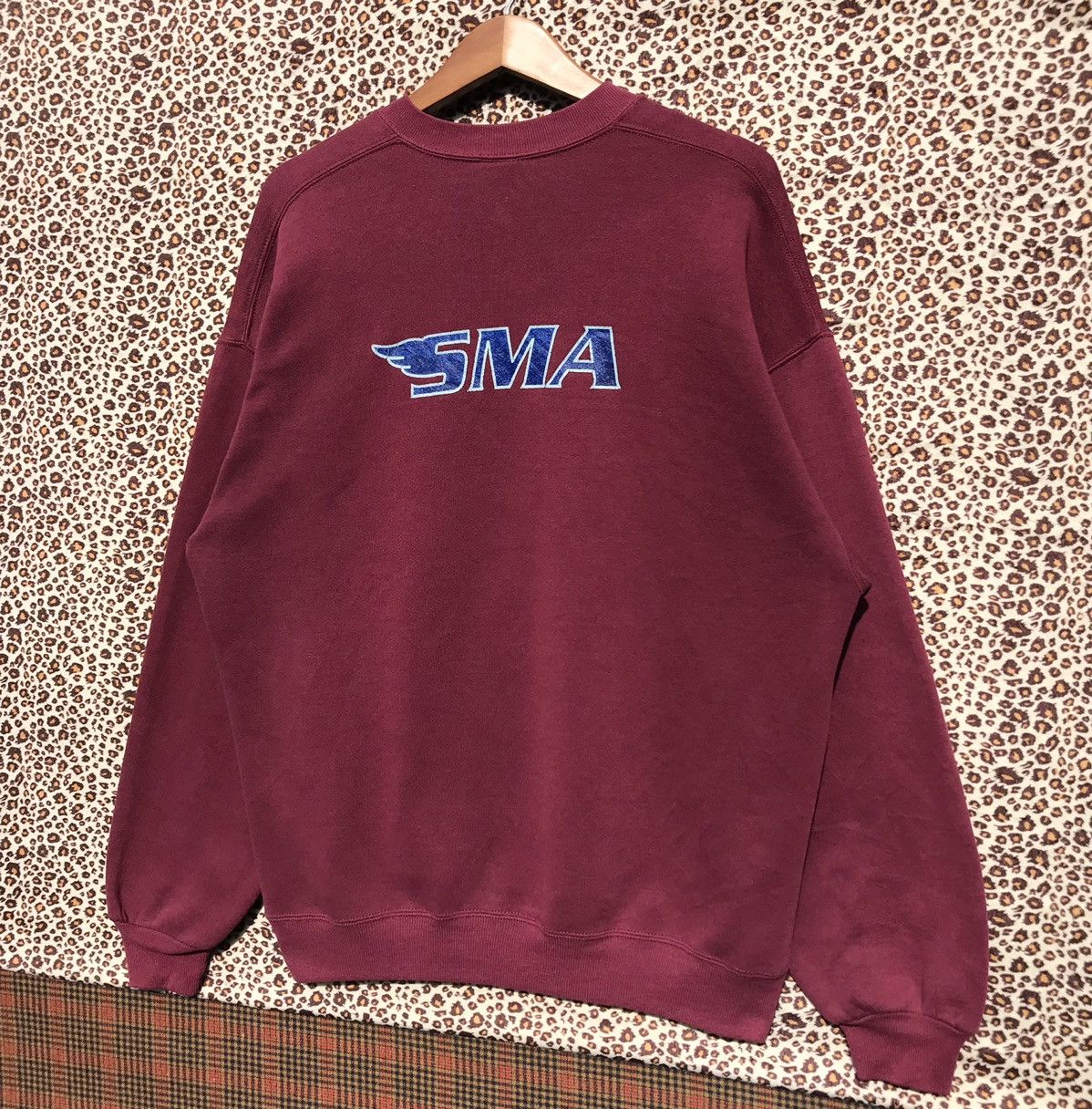 Santa Cruz Skateboards × Vintage Vintage 90s Santa Monica Airlines SMA Sweatshirt Size US XL / EU 56 / 4 - 4 Thumbnail