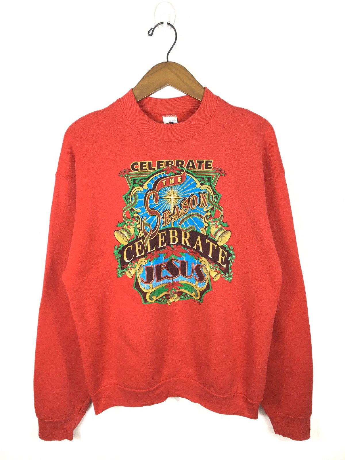 Fruit Of The Loom × Vintage Vintage Church of God Sweatshirt Size US L / EU 52-54 / 3 - 1 Thumbnail